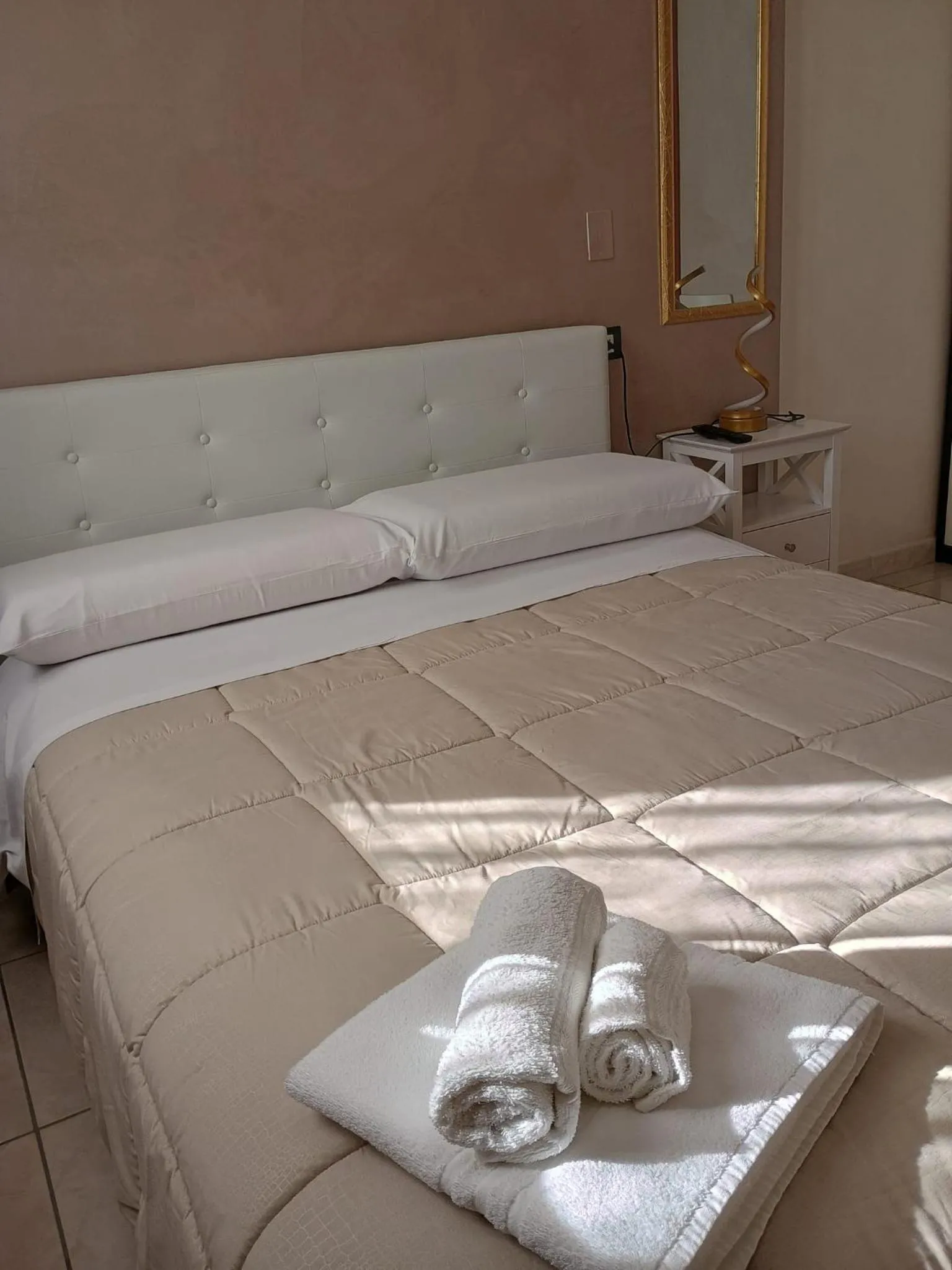 Bed in B&B Da Rocco