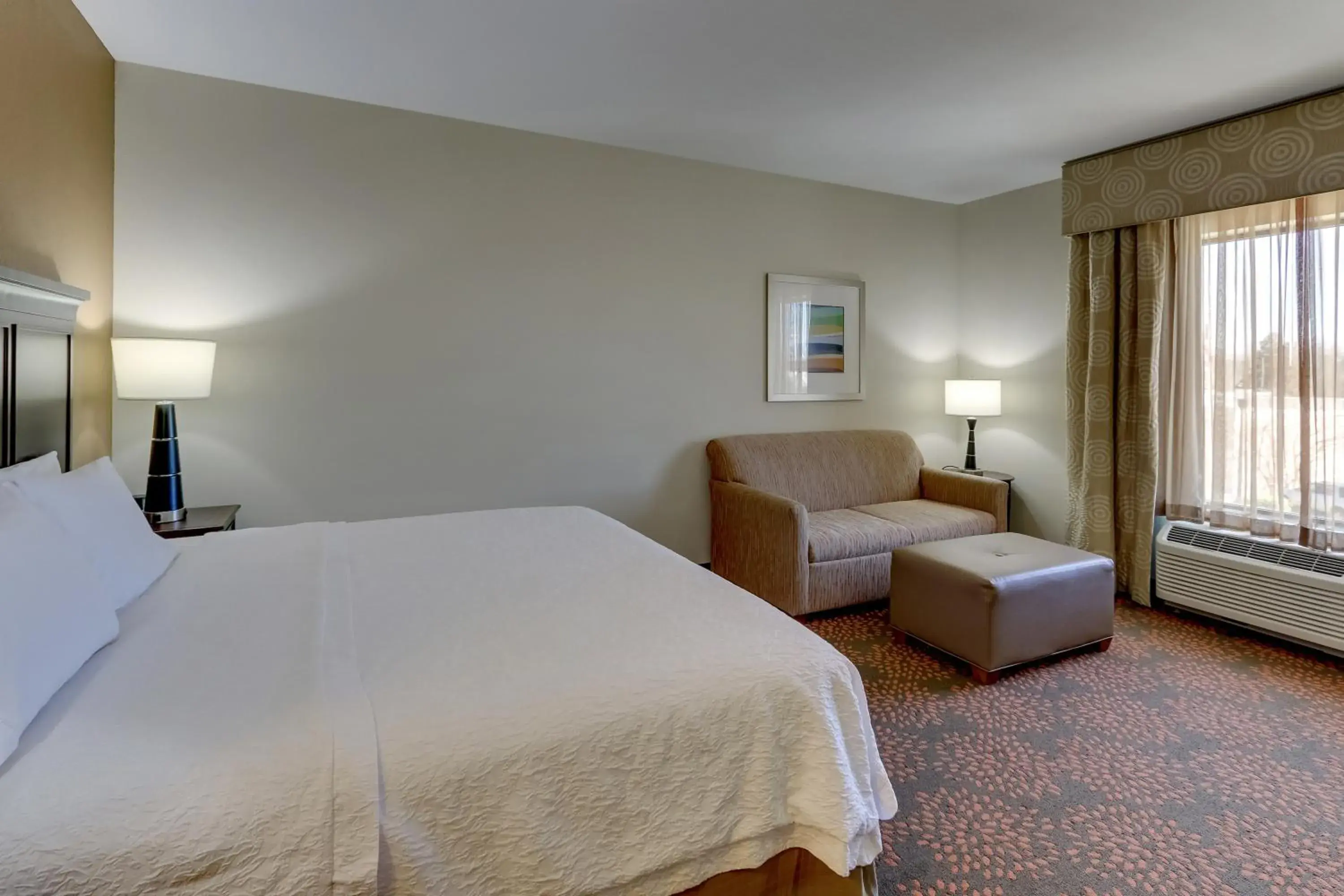 King Room with Sofa Bed - Hearing Accessible/Non-Smoking in Hampton Inn & Suites - Hartsville, SC King Room with Sofa Bed - Hearing Accessible/Non-Smoking in Hampton Inn & Suites - Hartsville, SC