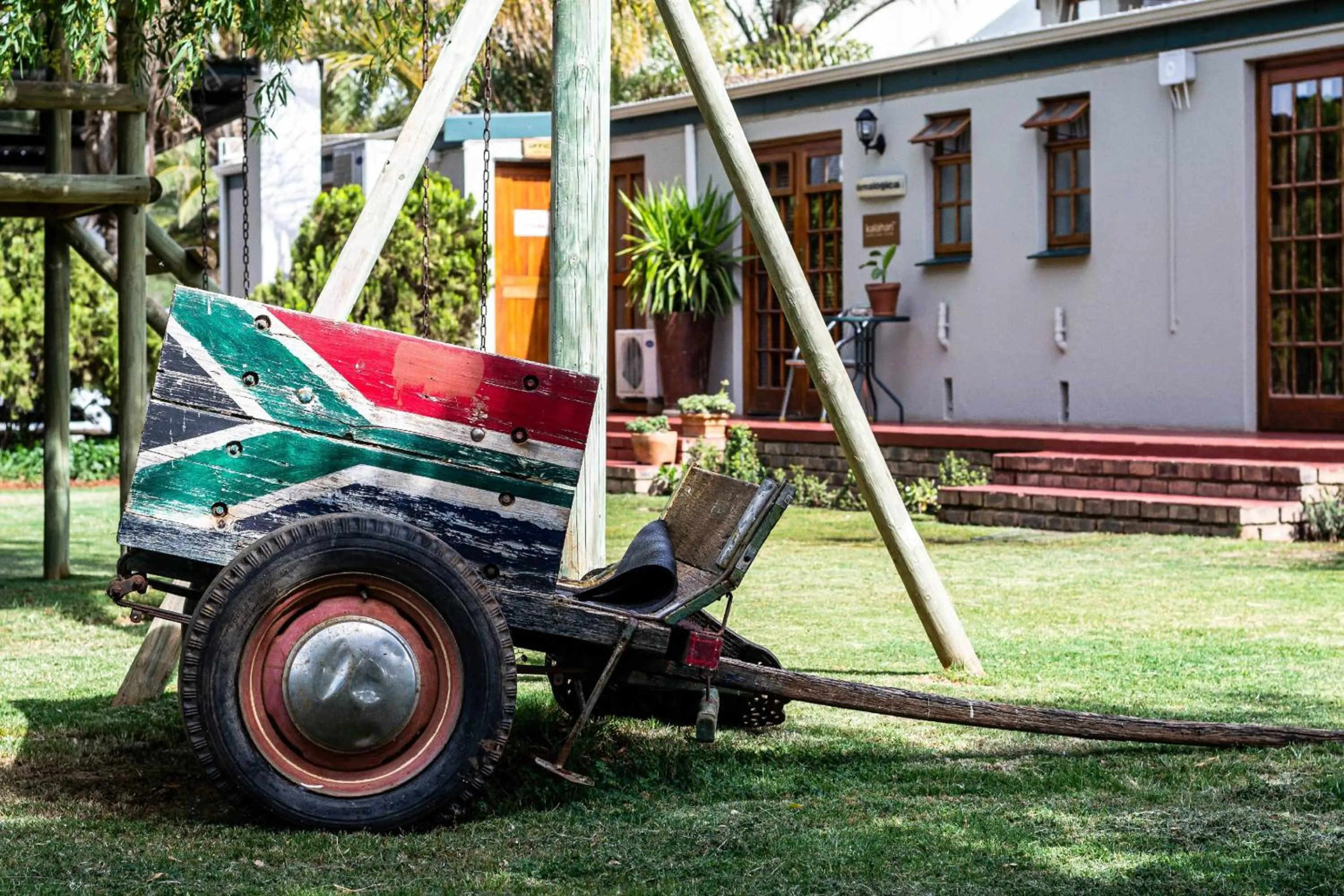 Children play ground in Mooiplaas Guesthouse