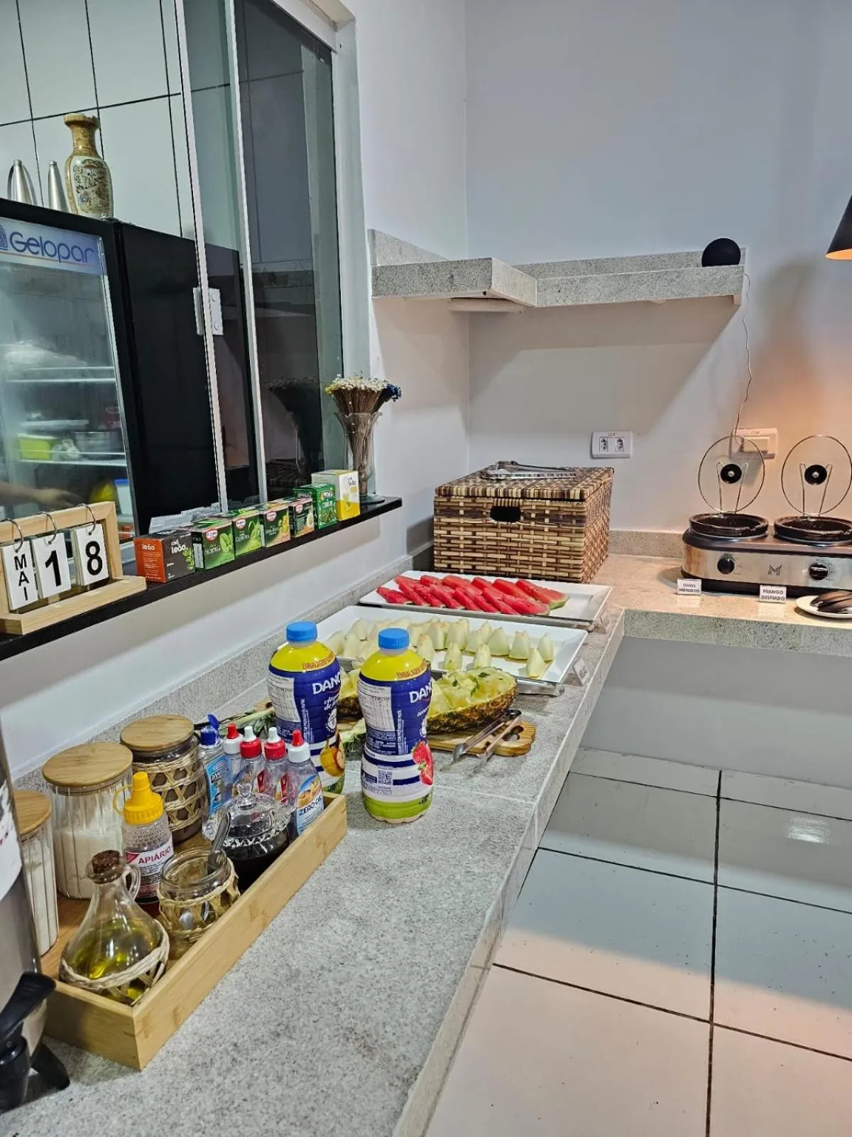 Food and drinks in New Center Hotel