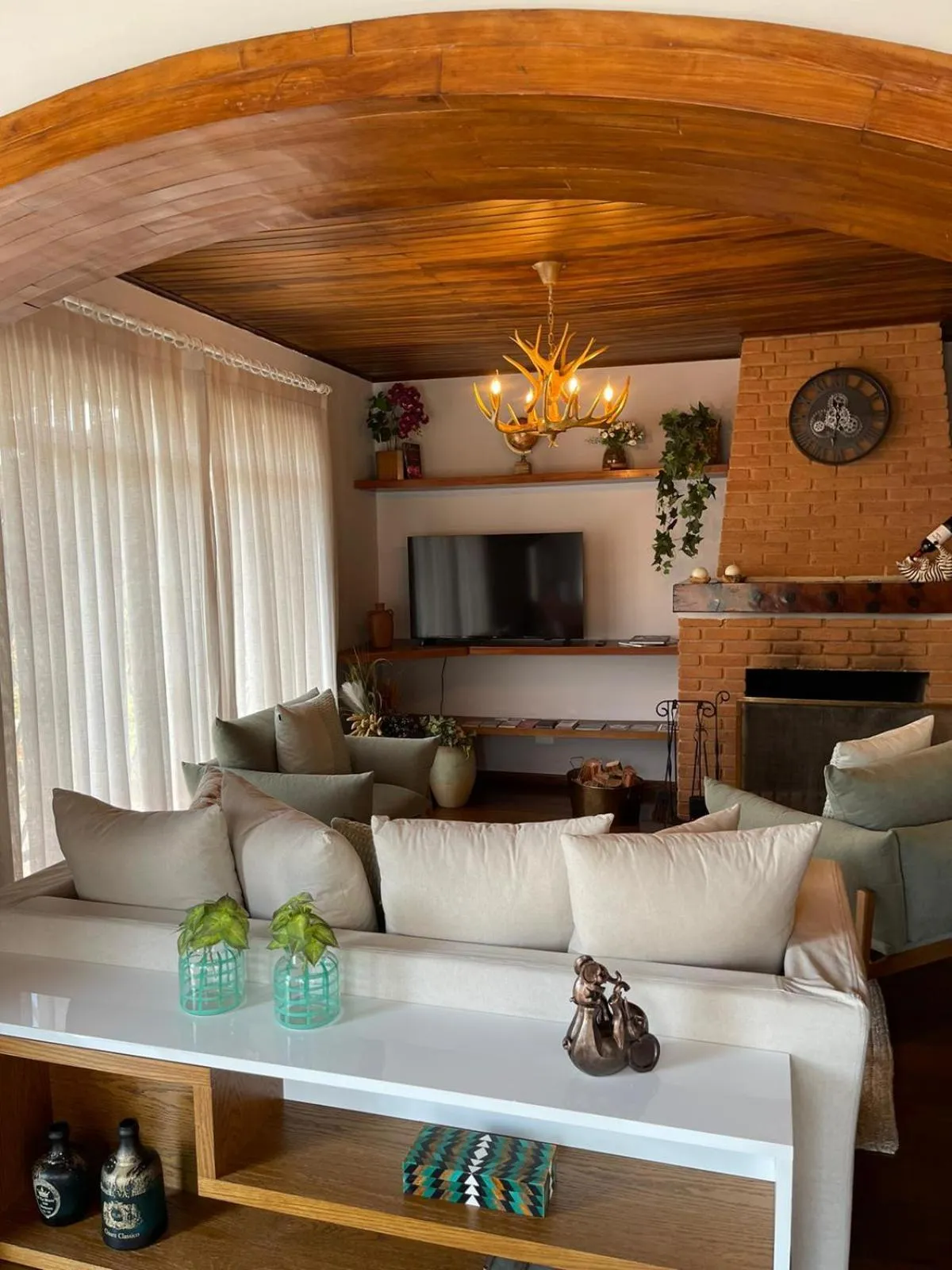 Living room in Pousada Vila Tio Lé