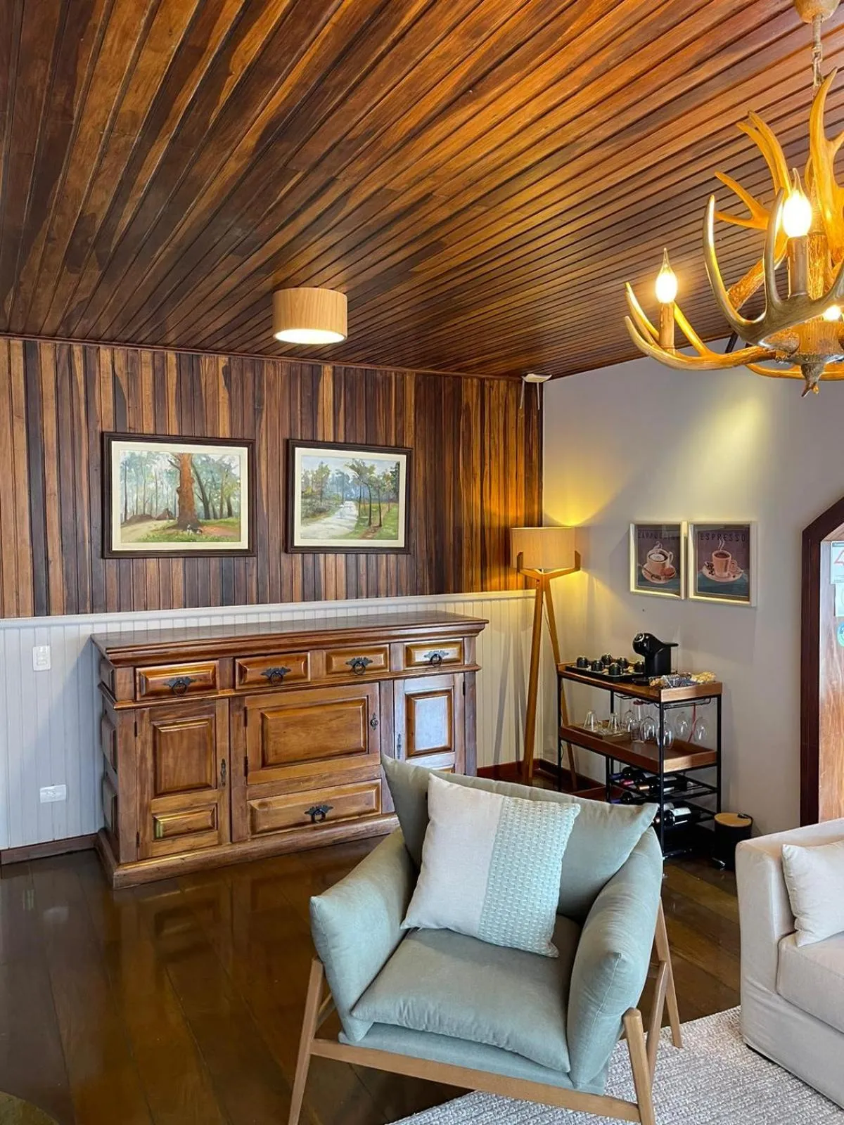 Living room in Pousada Vila Tio Lé