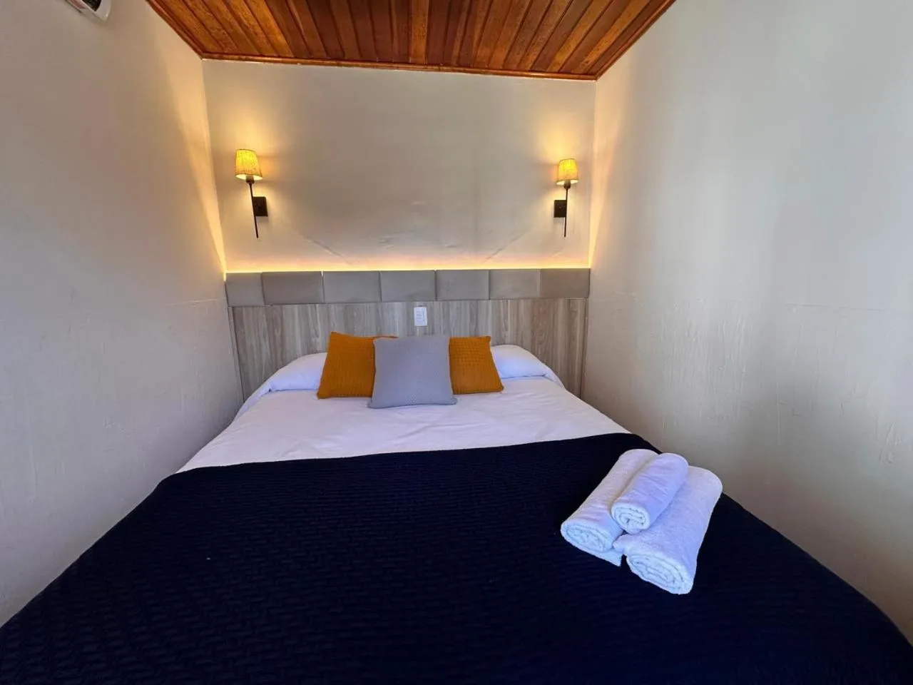 Bed in Pousada Vila Tio Lé