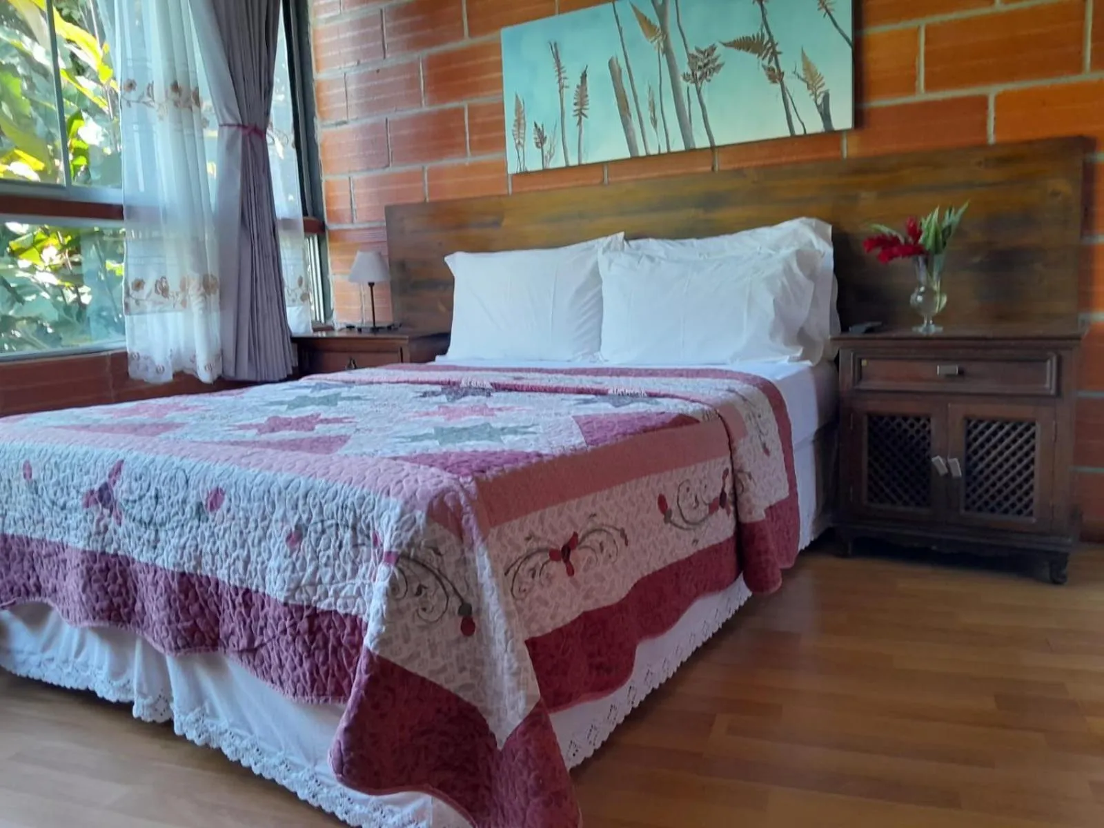 Bed in Hosteria Florecer