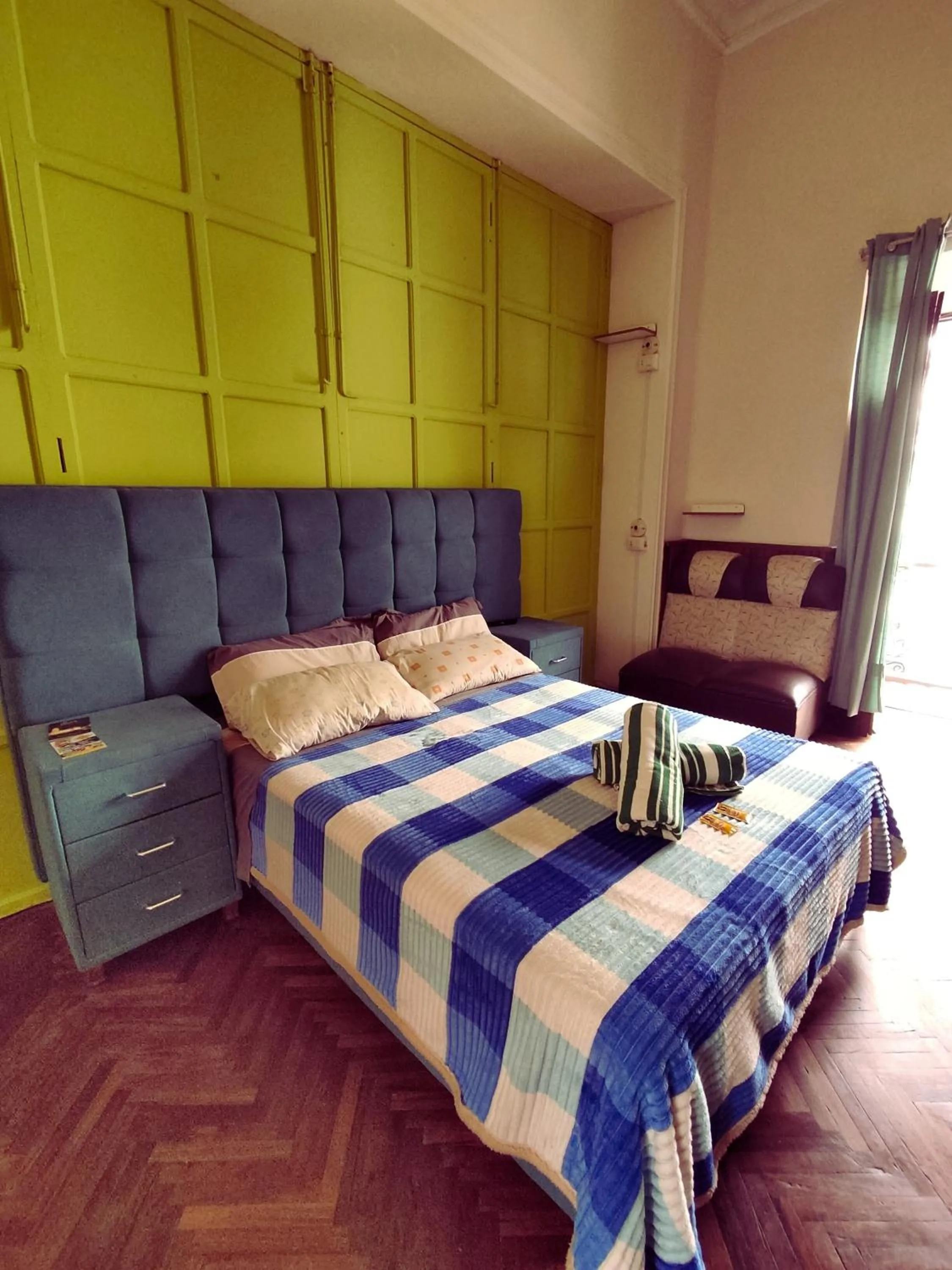 Bedroom, Bed in Colors House