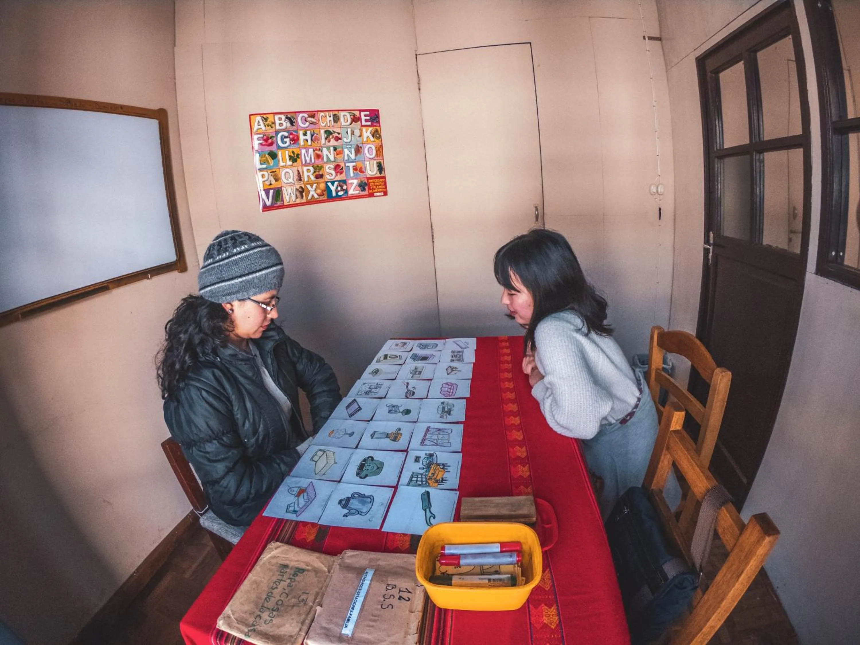 People in Colors House