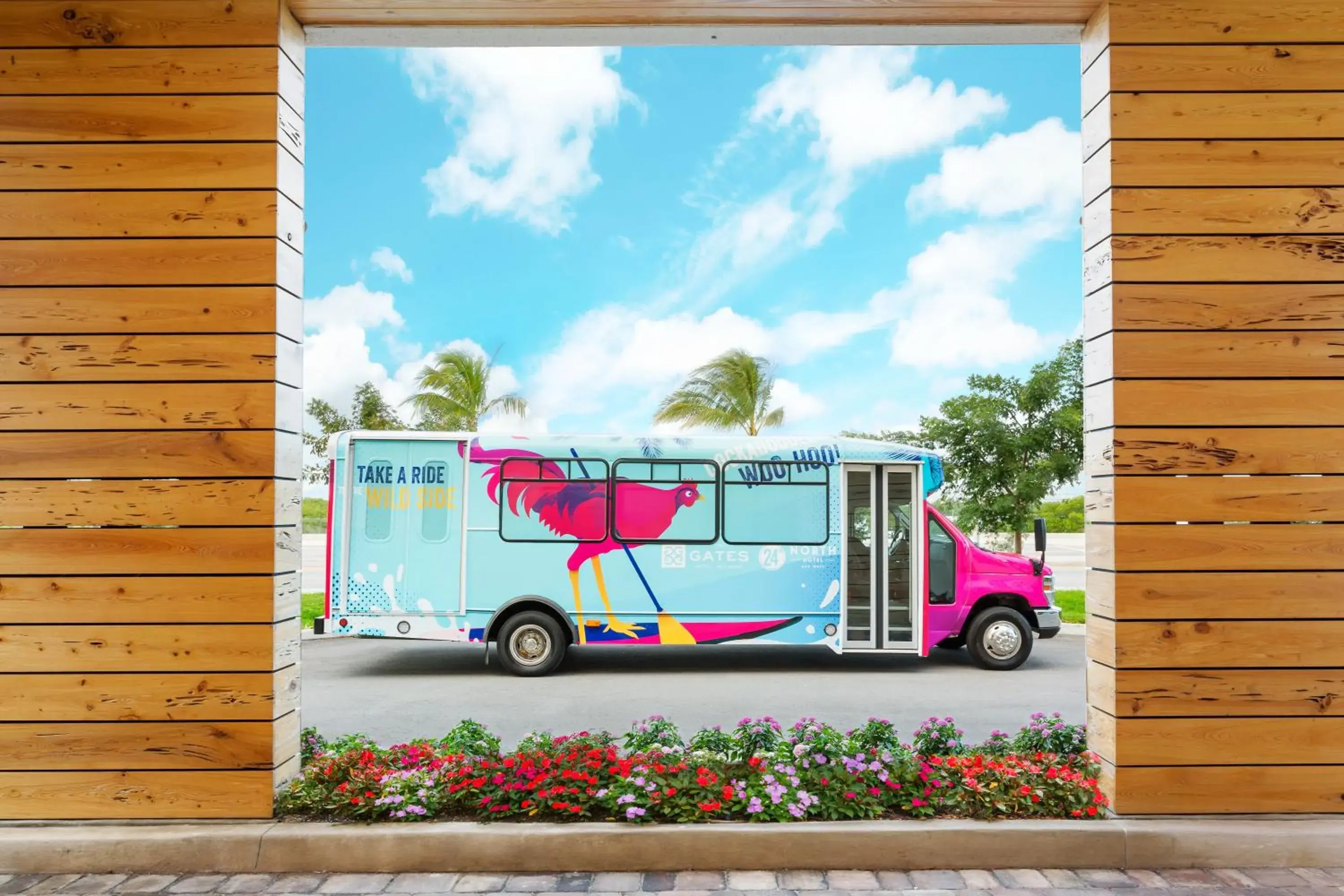 Street view in Blue Flamingo Resort Key West Street view in Blue Flamingo Resort Key West