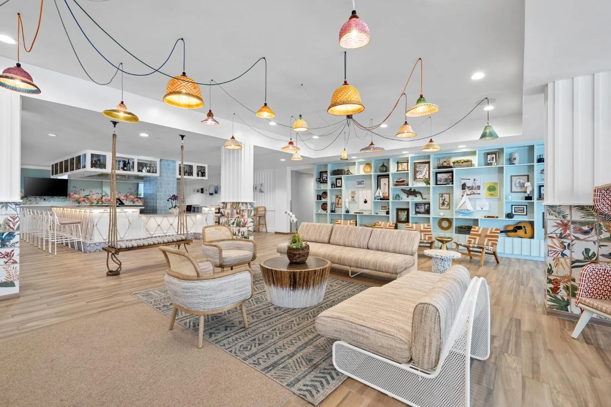 Lobby or reception in Blue Flamingo Resort Key West