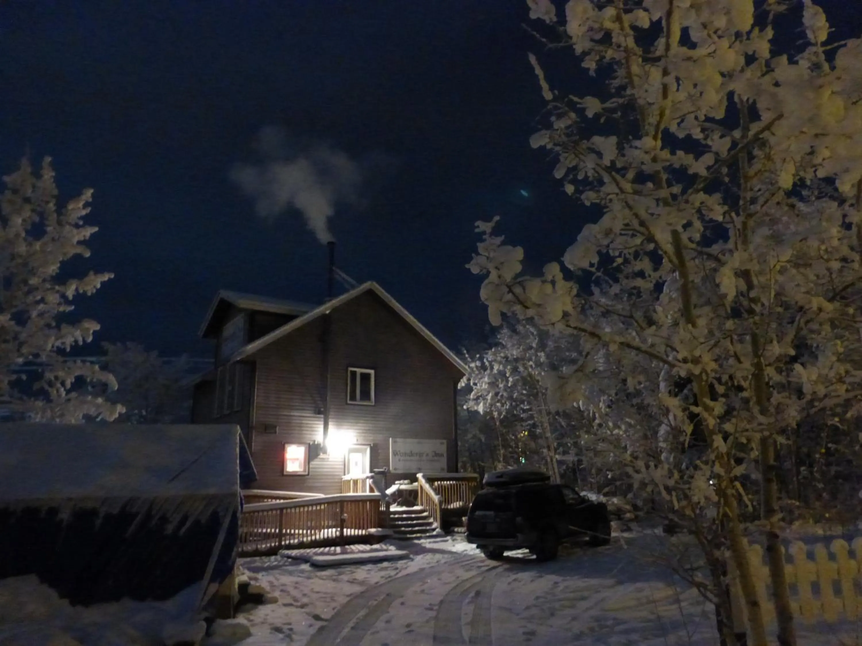 Winter in Wanderer's Inn Backpackers Hostel