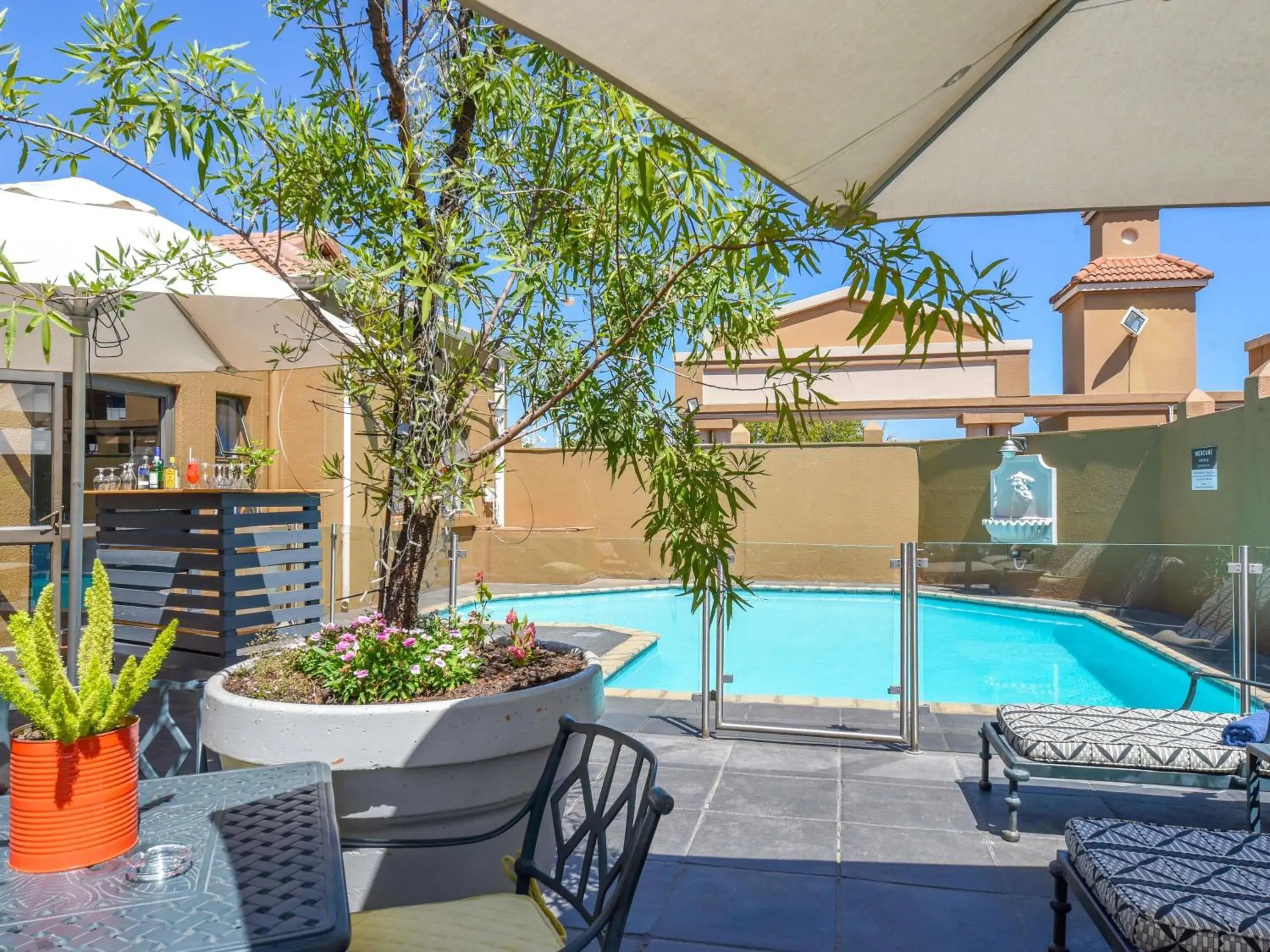 Pool view in Mercure Hotel Bedfordview Pool view in Mercure Hotel Bedfordview