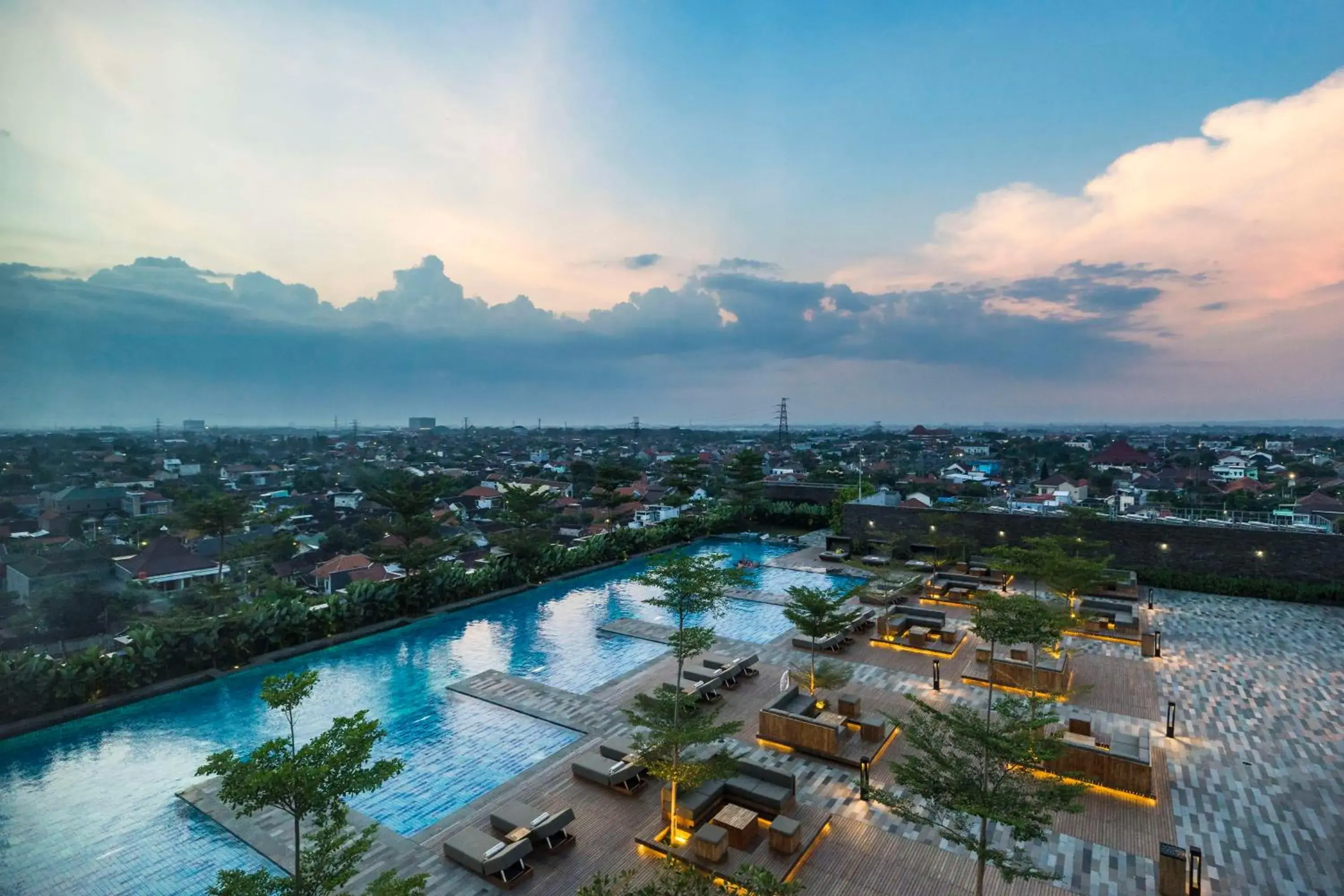 Swimming pool in Alila Solo Swimming pool in Alila Solo