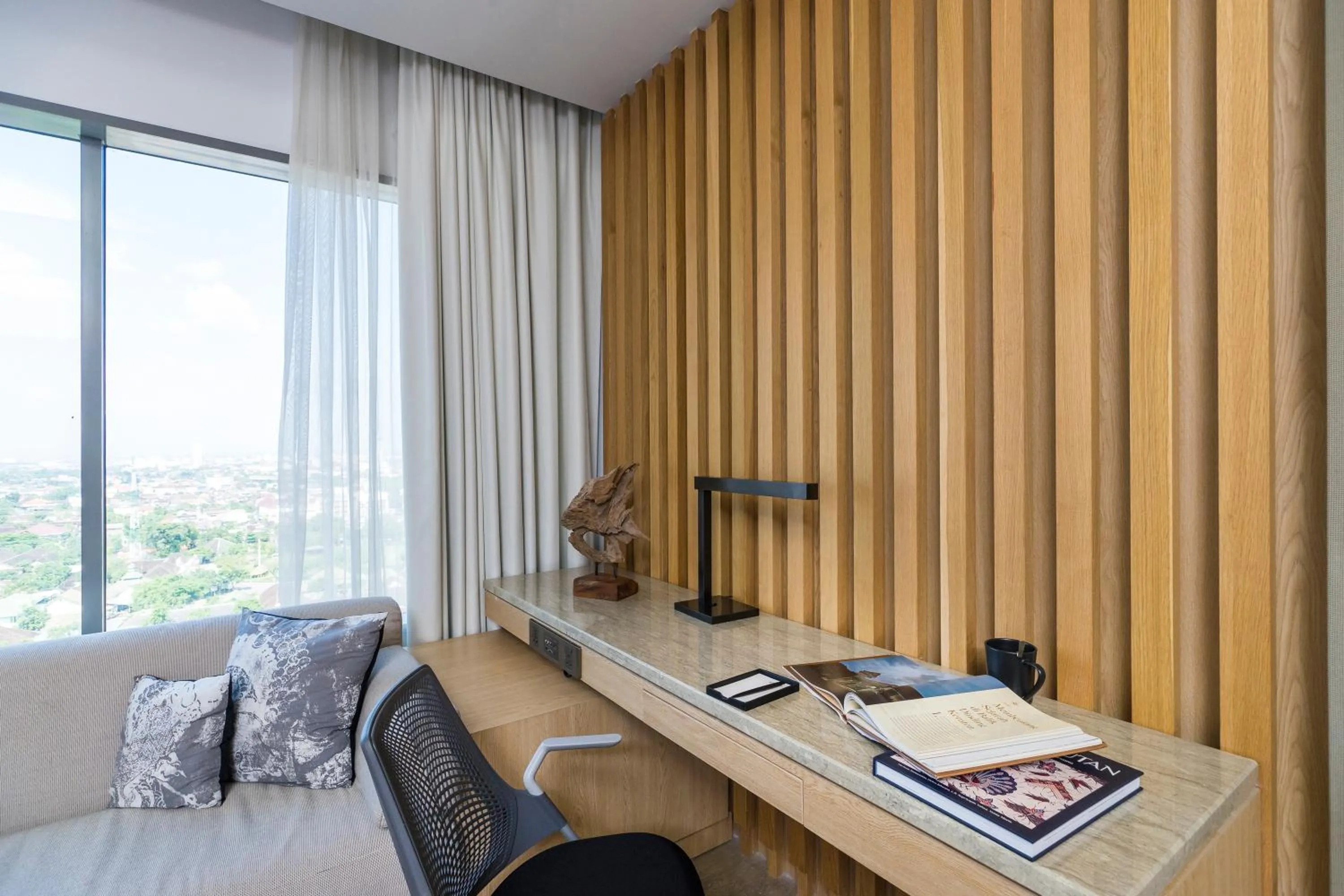 Seating area in Alila Solo