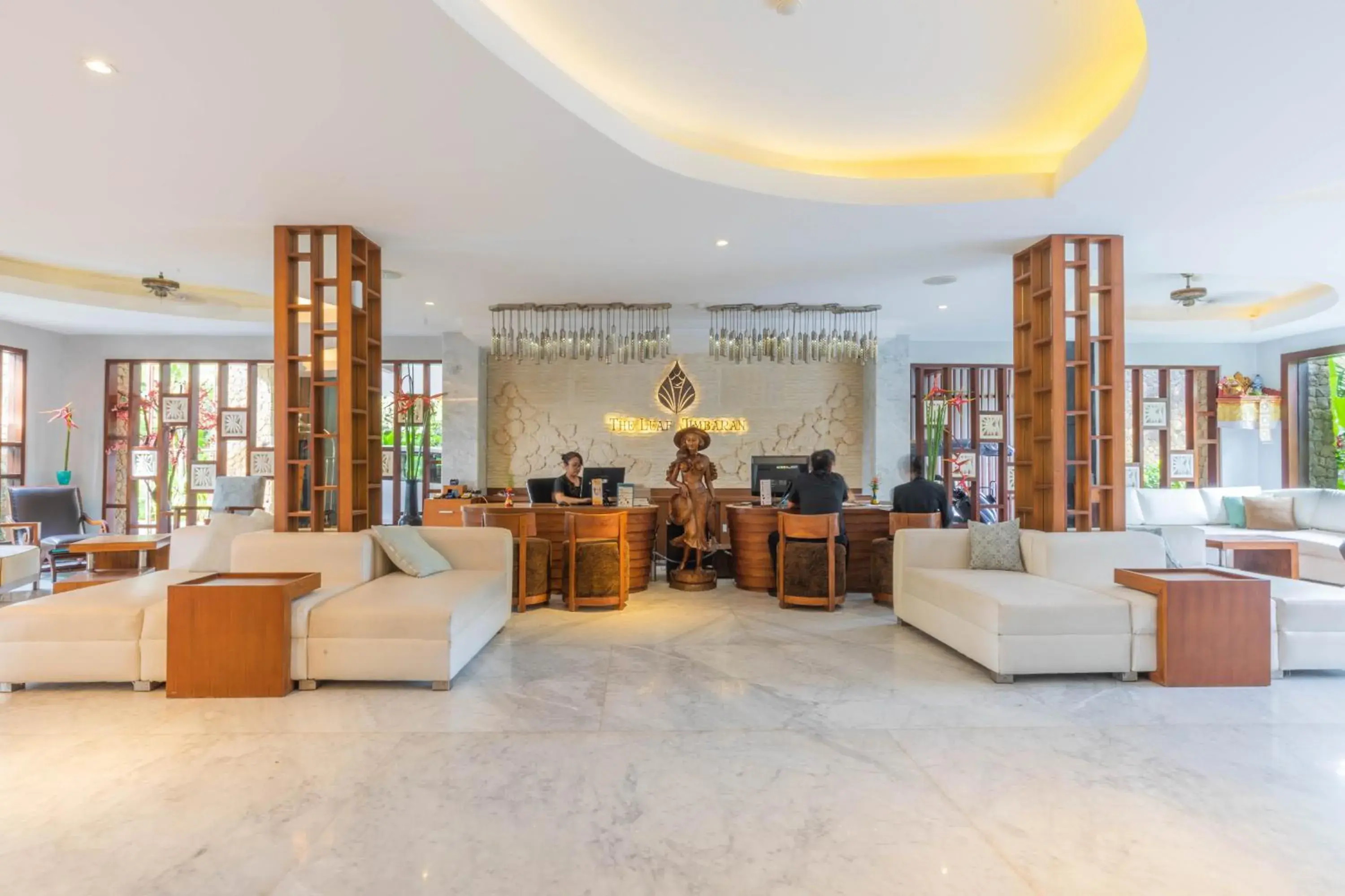 Lobby or reception in The Leaf Jimbaran Lobby or reception in The Leaf Jimbaran