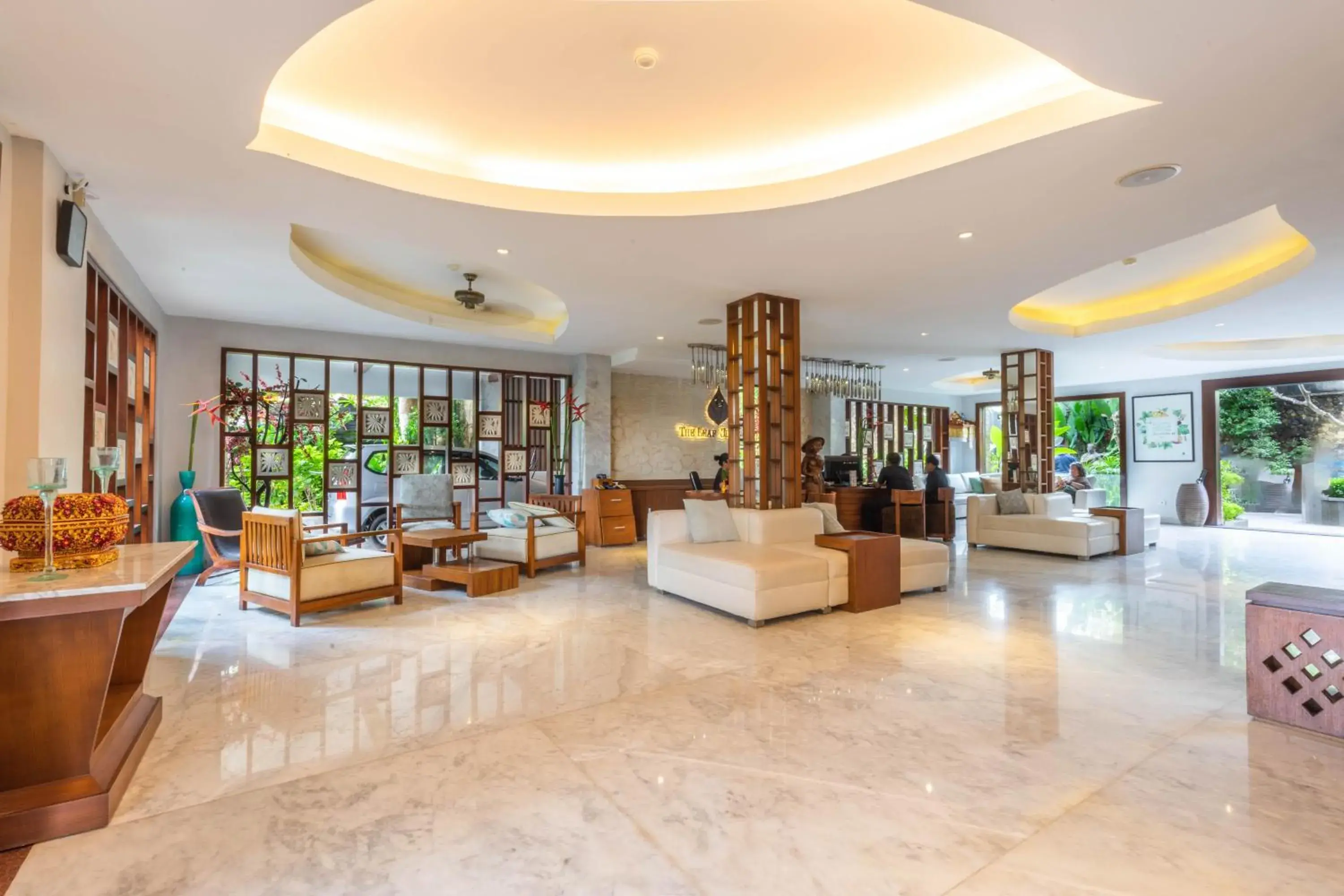 Lobby or reception in The Leaf Jimbaran Lobby or reception in The Leaf Jimbaran