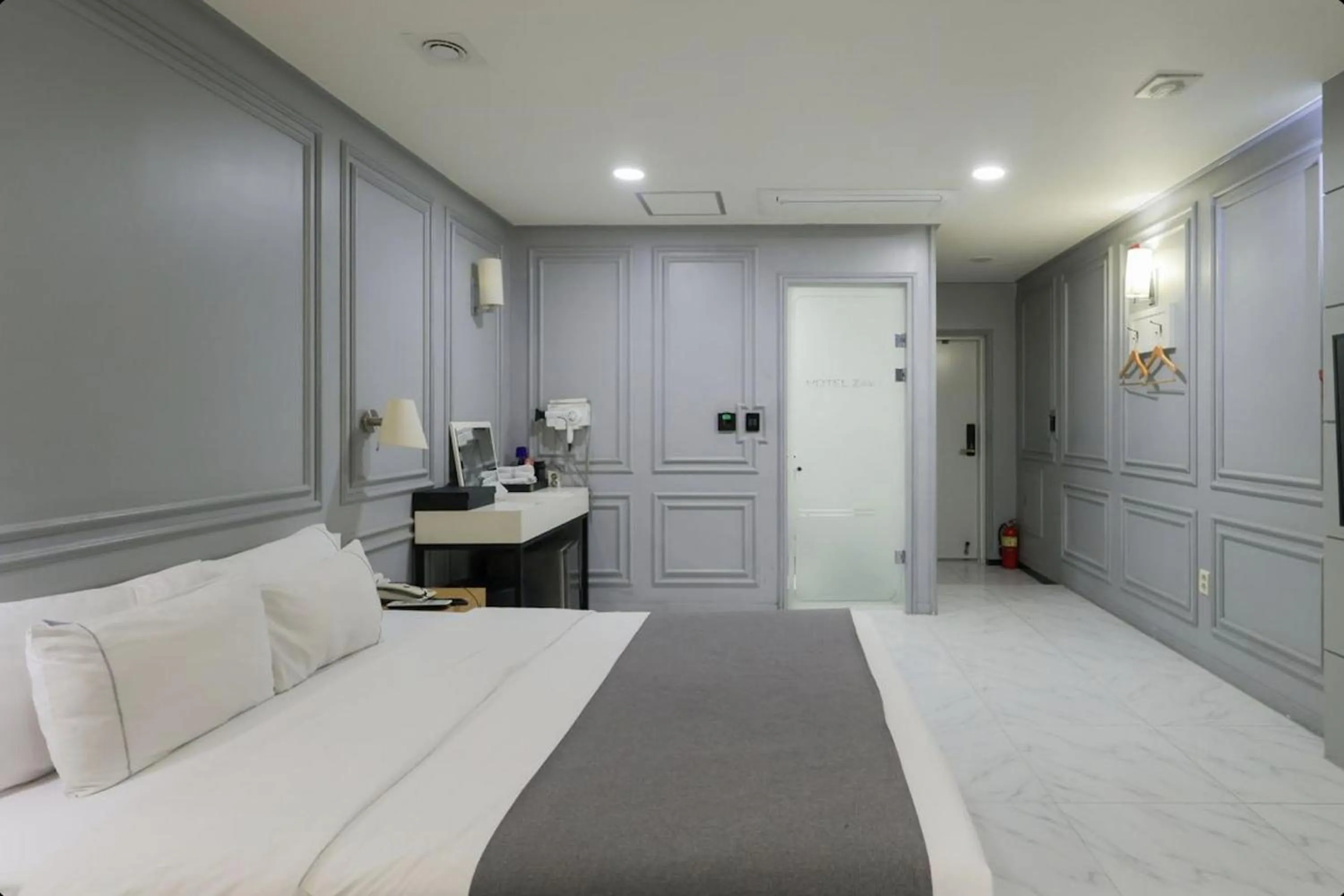 Bed in Yeosu Hotel Zava