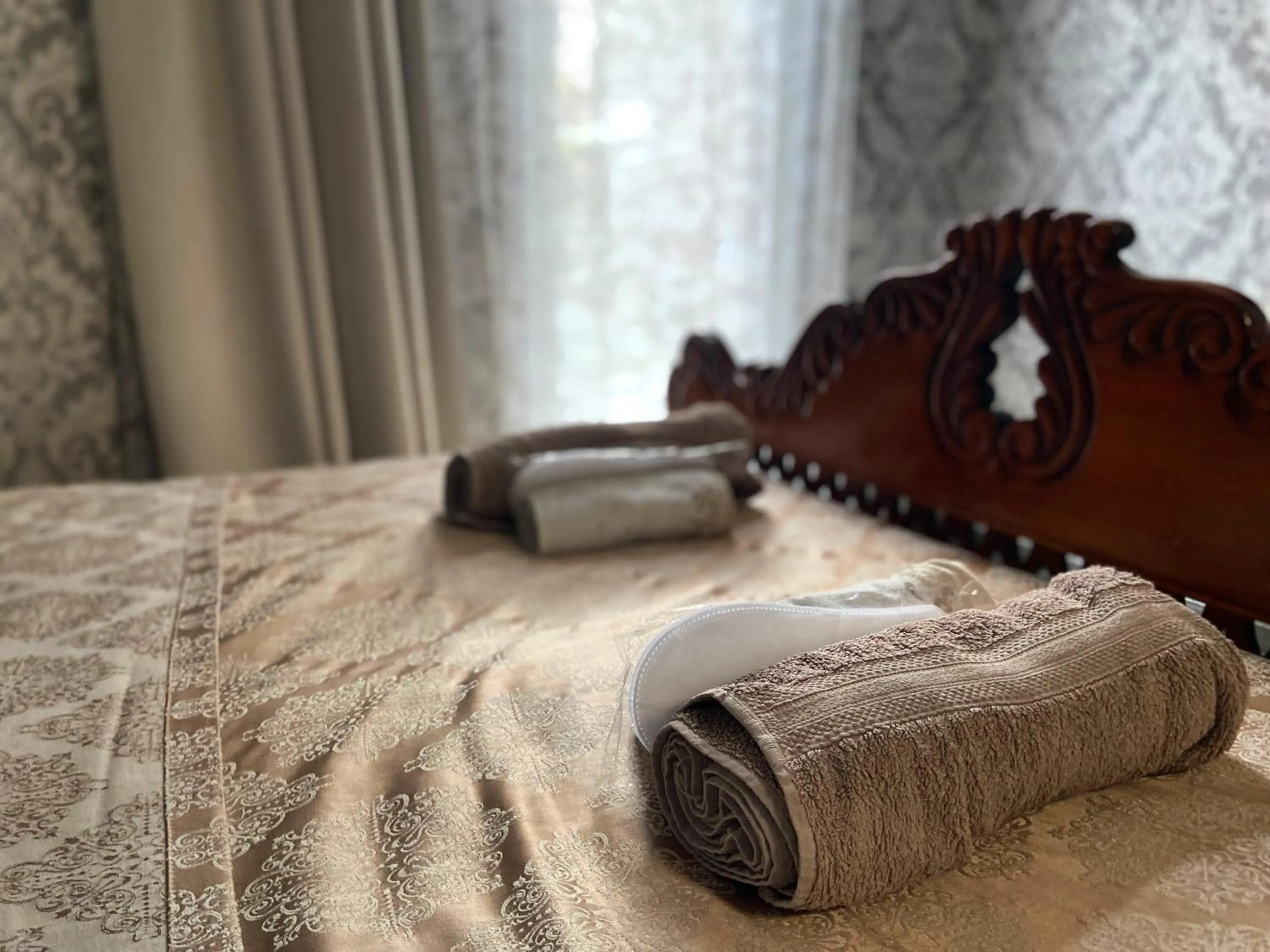 towels, Bed in Old Tbilisi Apart-Hotel