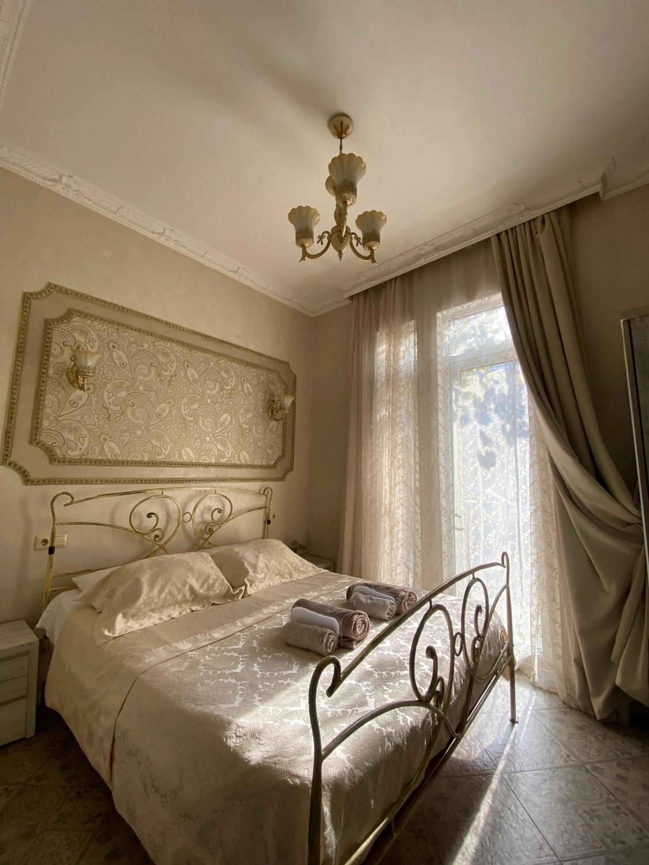 Bed in Old Tbilisi Apart-Hotel