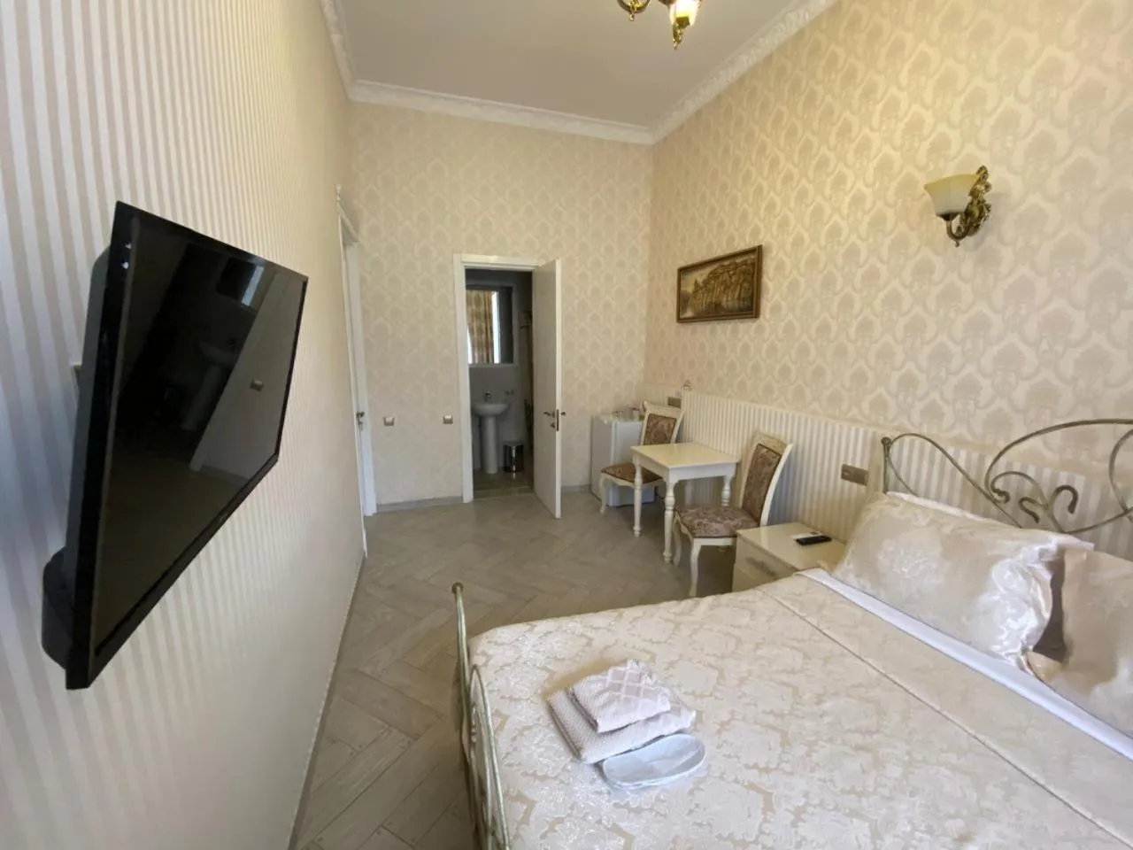 Bed in Old Tbilisi Apart-Hotel