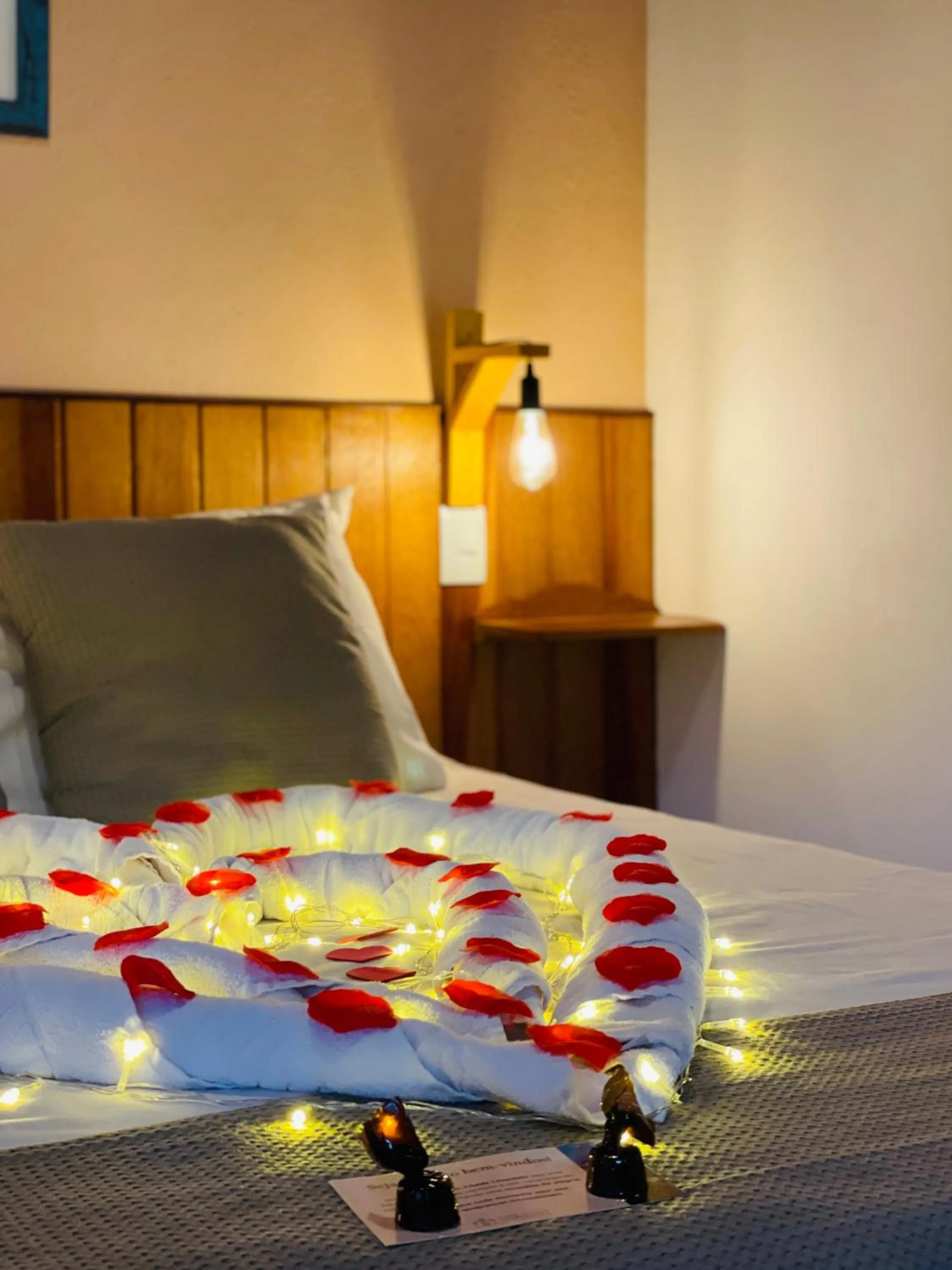 Bed in Chalés Leopoldo em Monte Verde