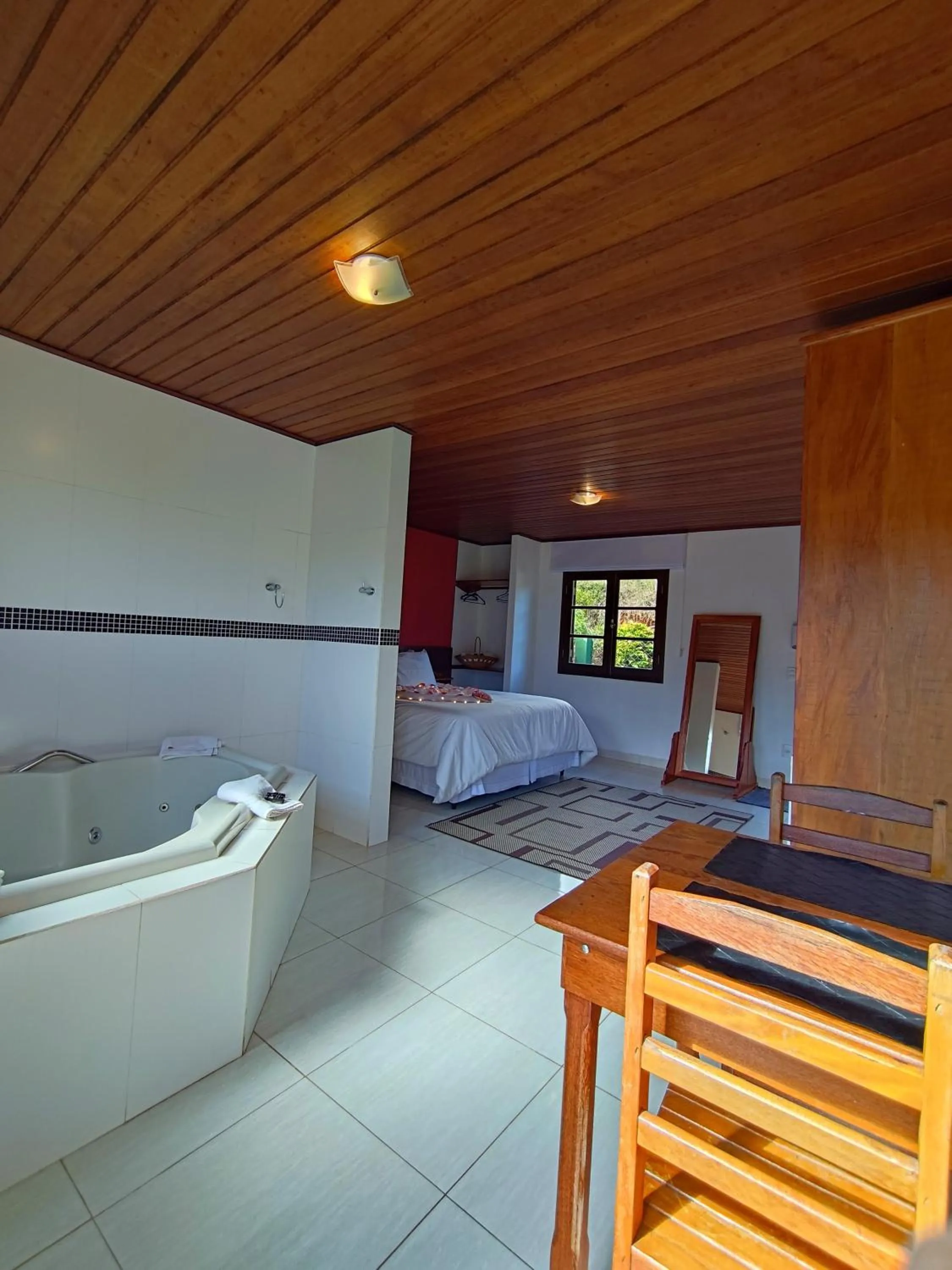 Bed in Chalés Leopoldo em Monte Verde