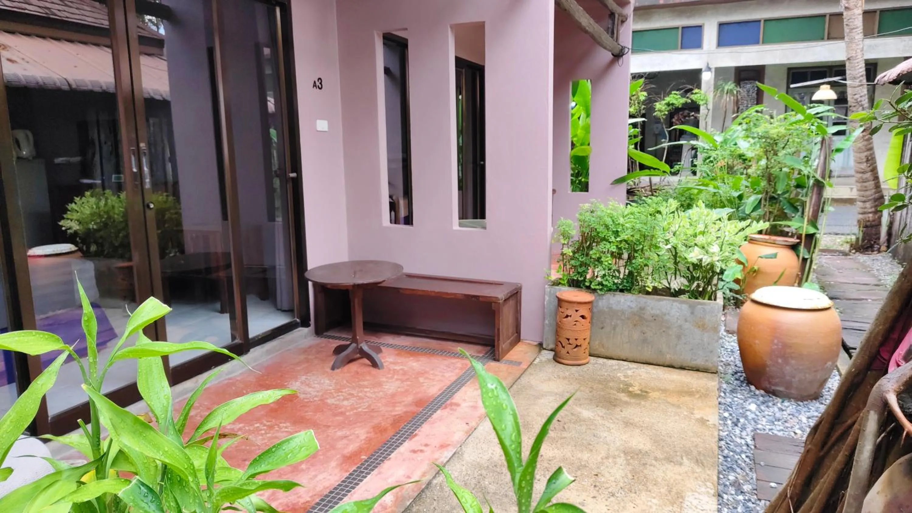 Patio in Baan Toom Village and Resort