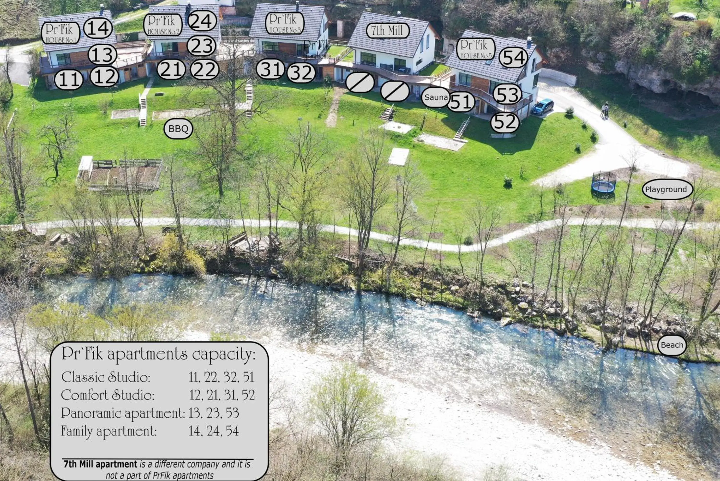 Property building in PR`FIK Apartments Property building in PR`FIK Apartments