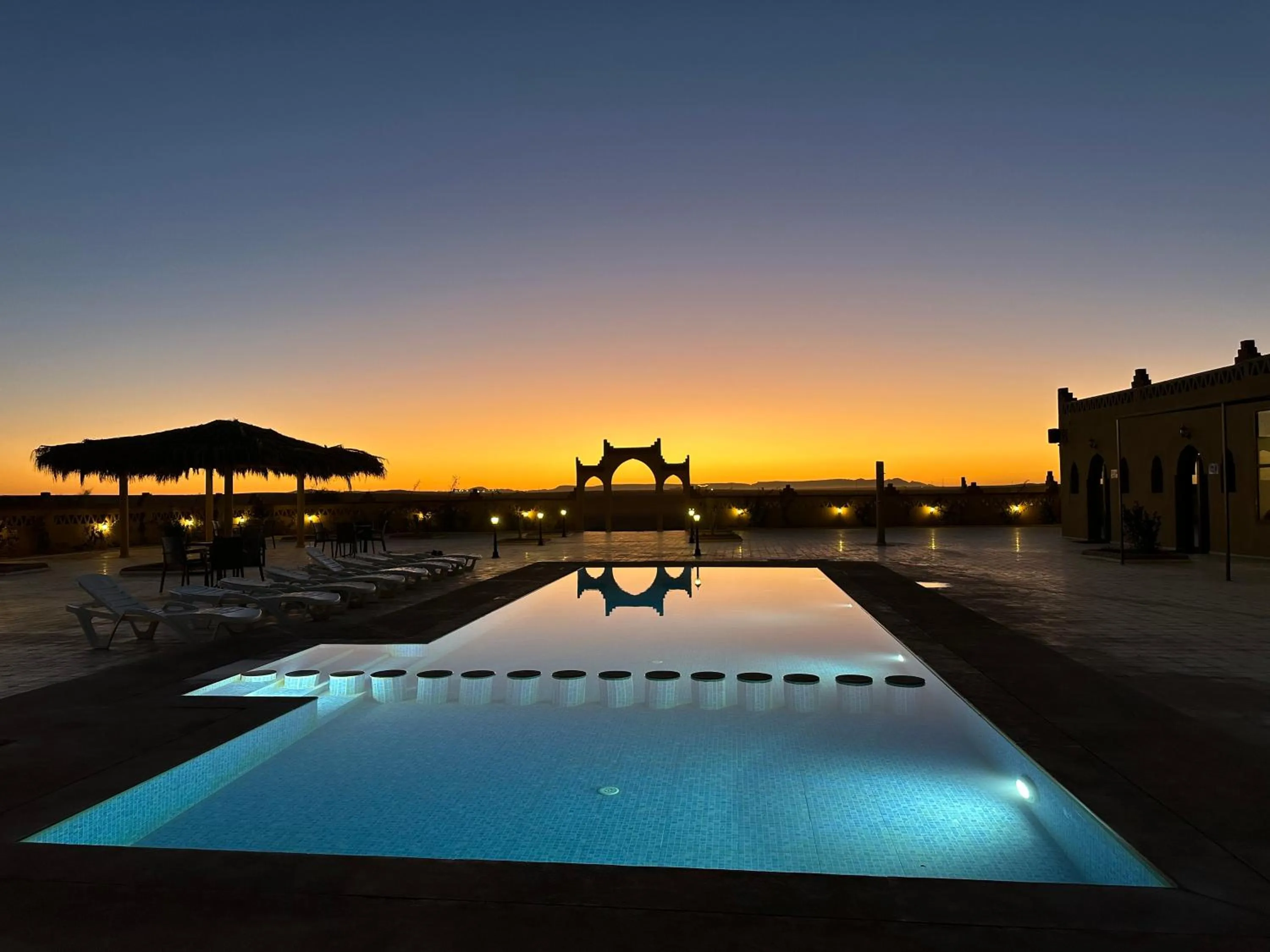 Property building in Hotel Berber Palace Merzouga