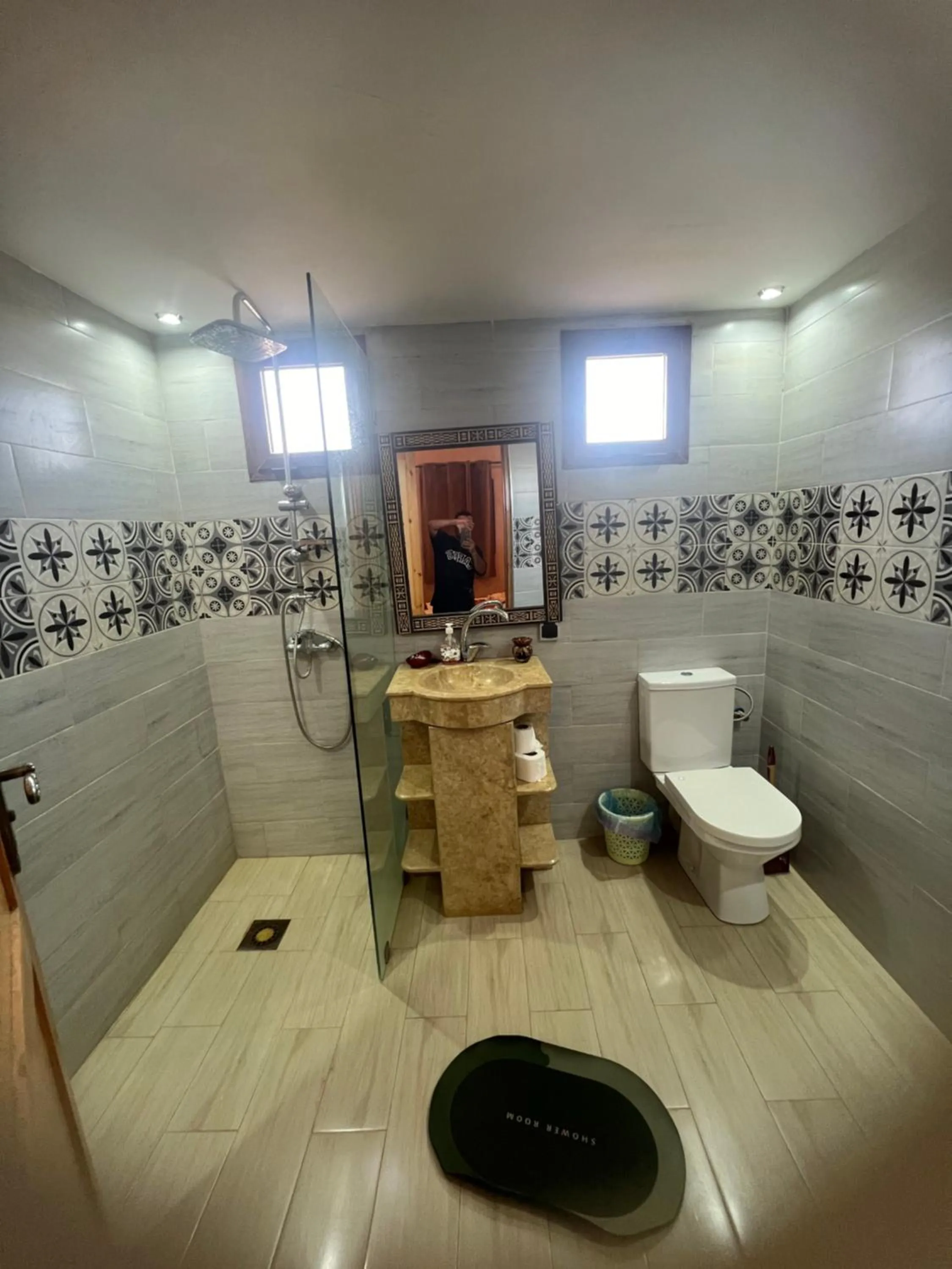 Shower in Hotel Berber Palace Merzouga