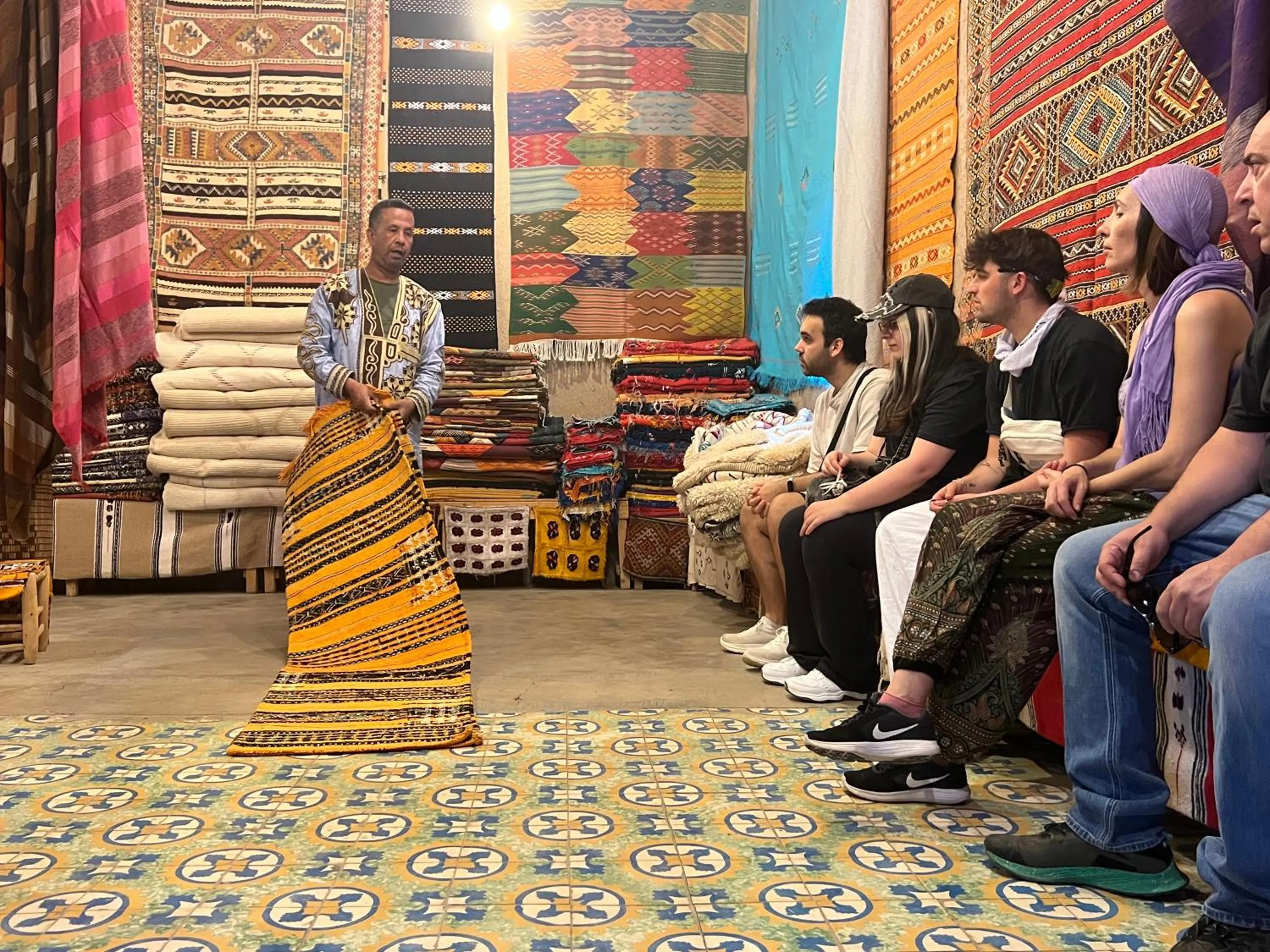 People in Hotel Berber Palace Merzouga