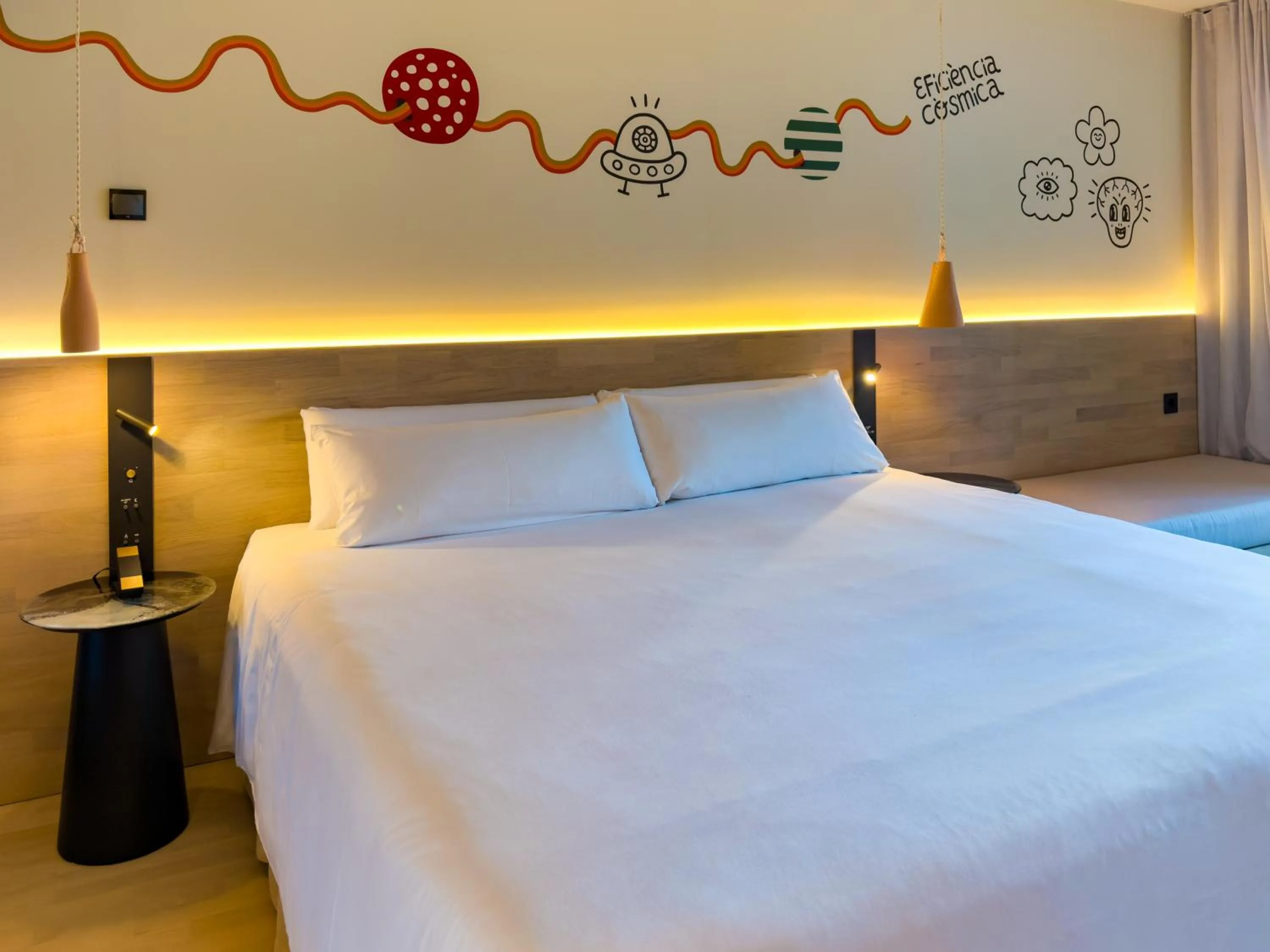 Bed in Terreno Barrio Hotel
