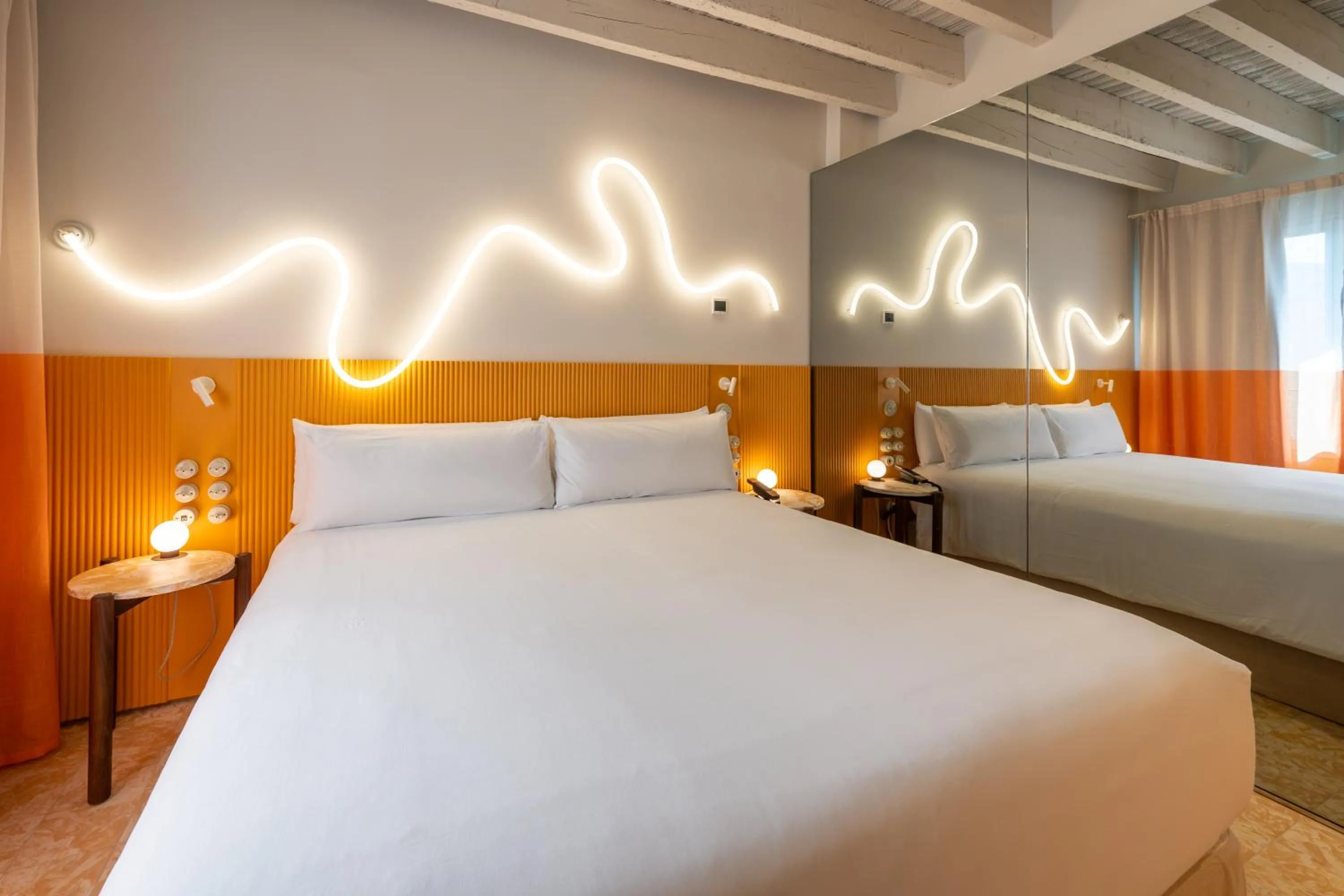 Bed in Terreno Barrio Hotel