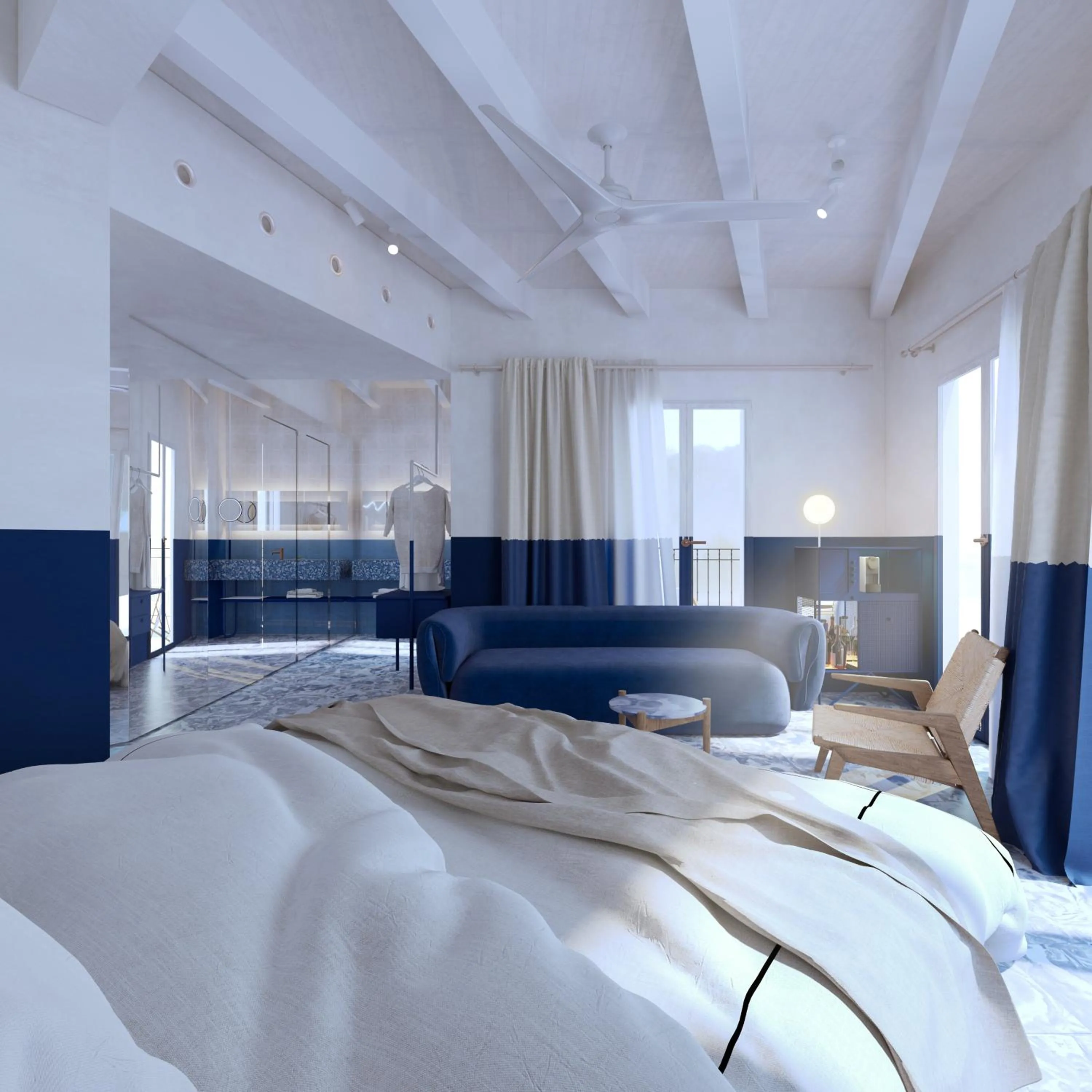 Bed in Terreno Barrio Hotel