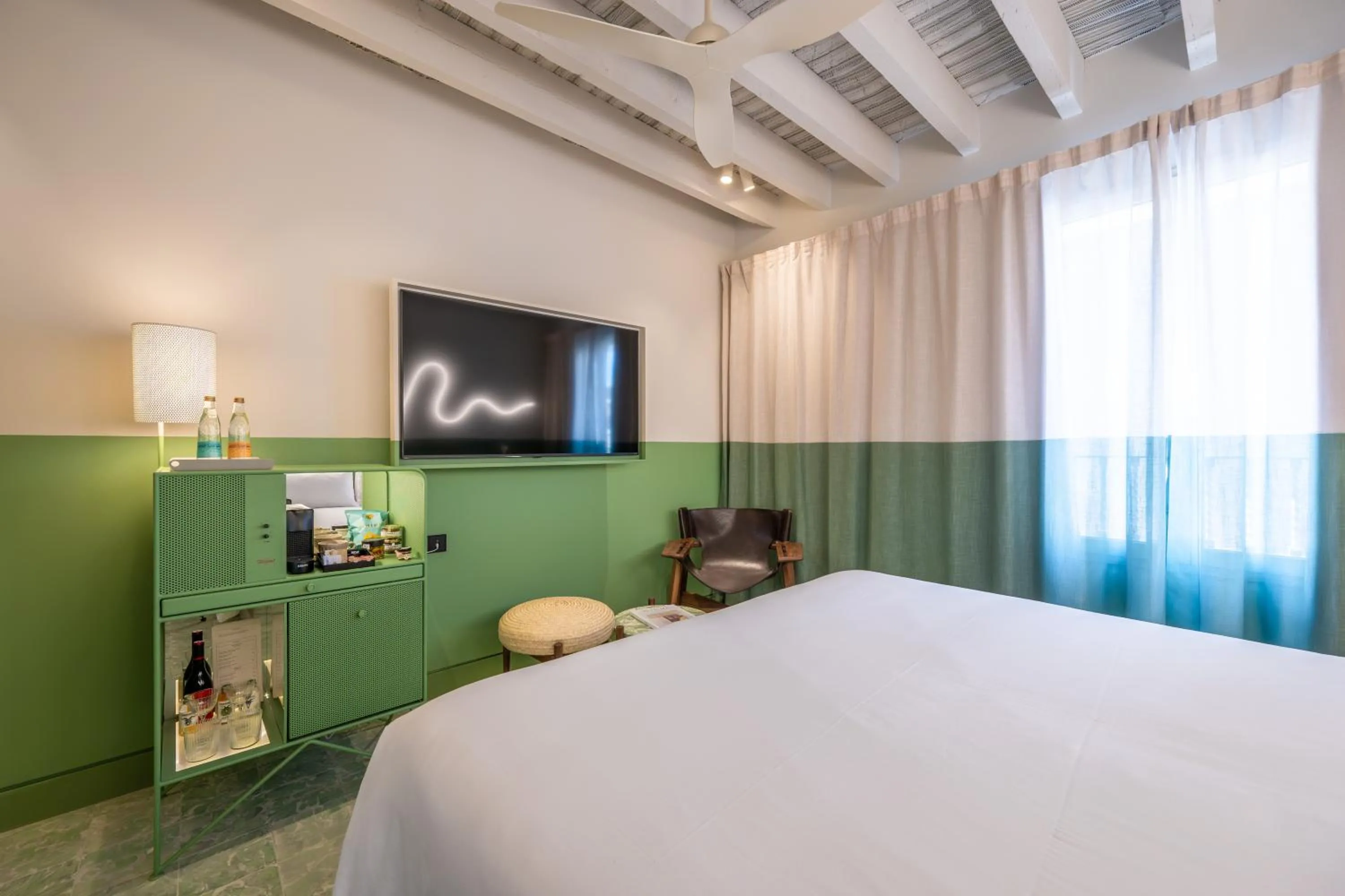 Bed in Terreno Barrio Hotel