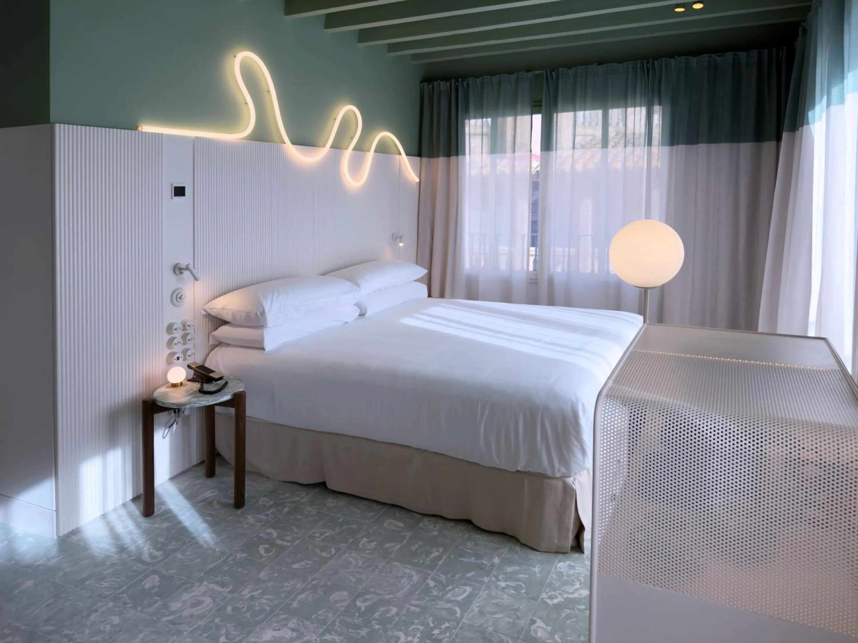 Bed in Terreno Barrio Hotel