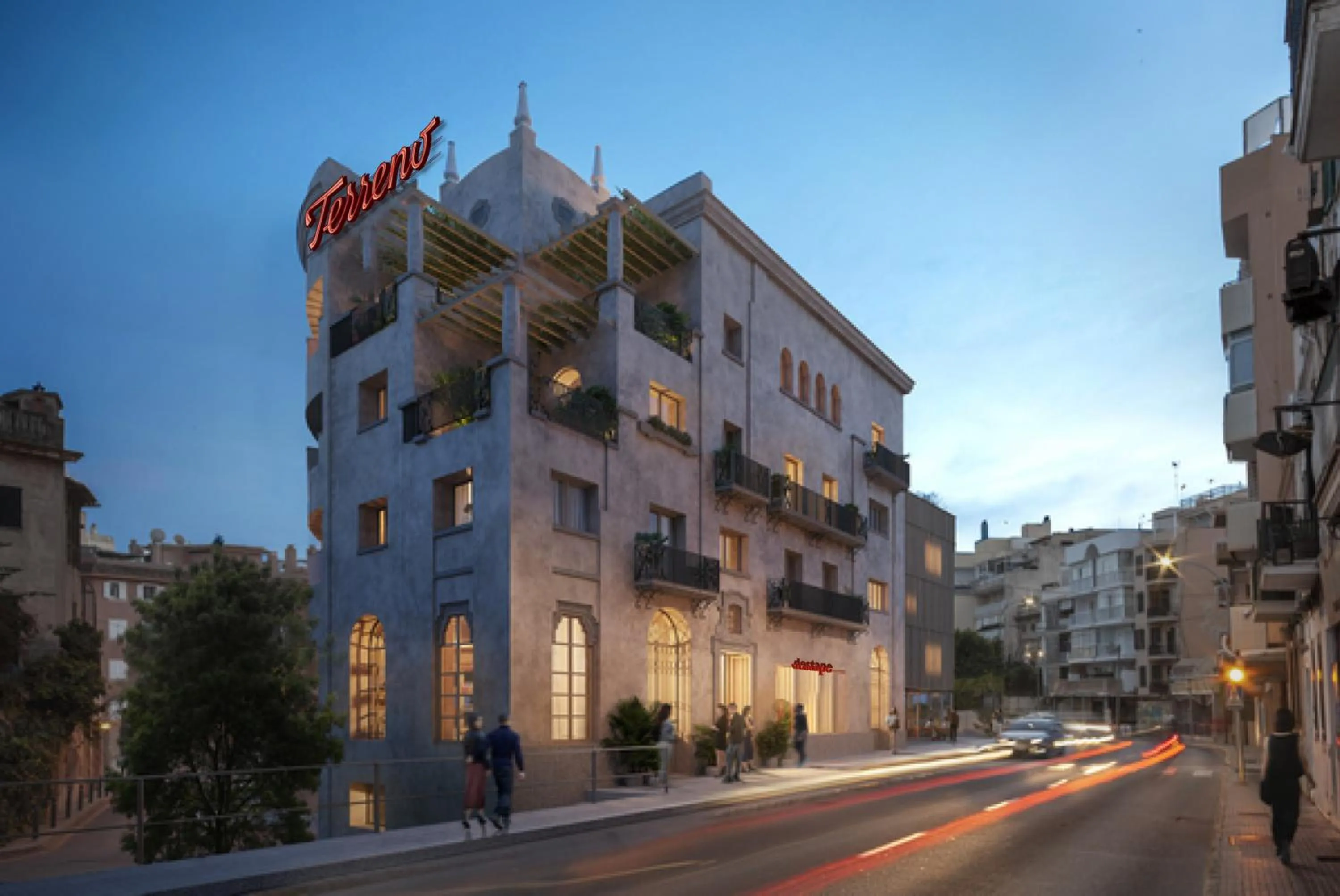 Property building in Terreno Barrio Hotel