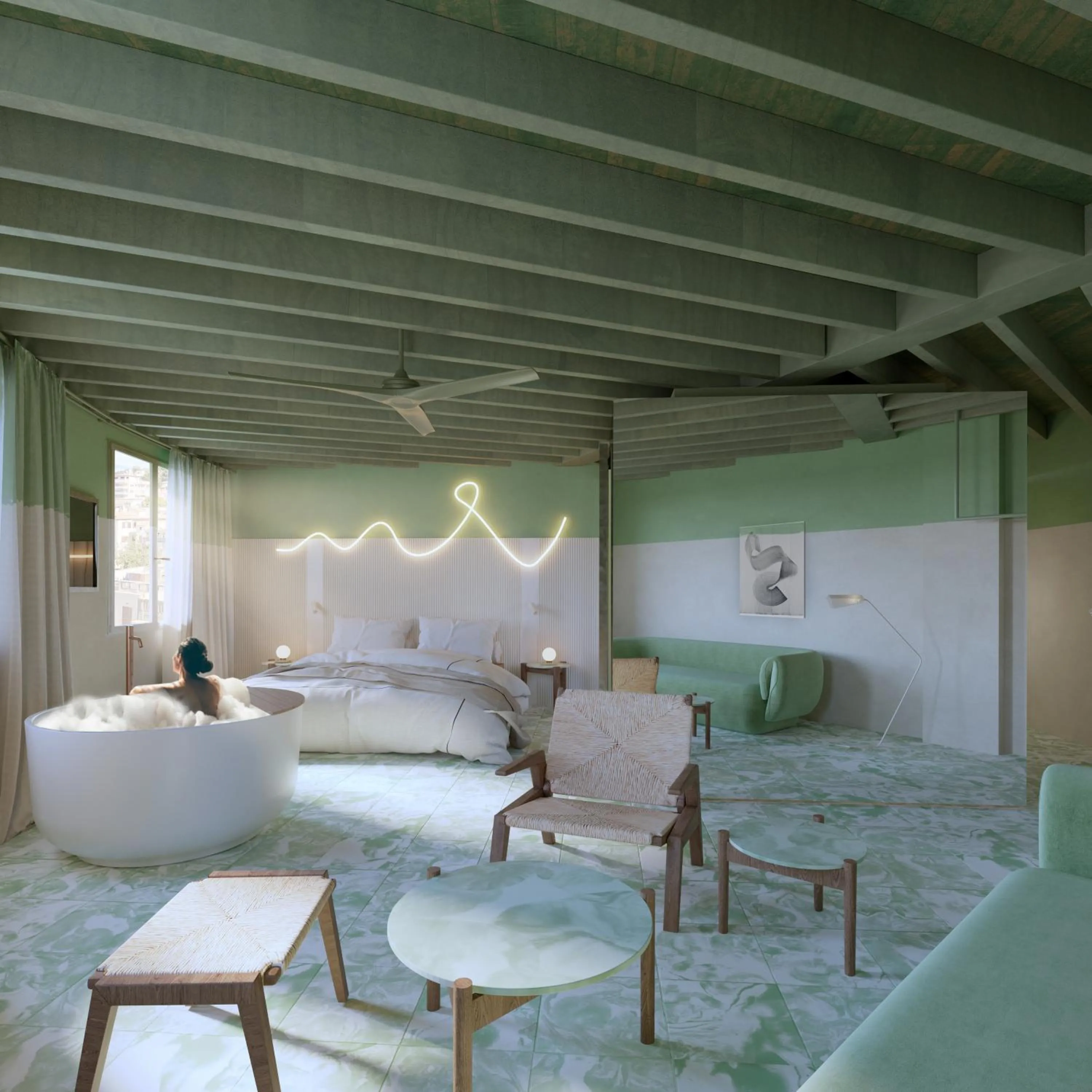 Living room in Terreno Barrio Hotel