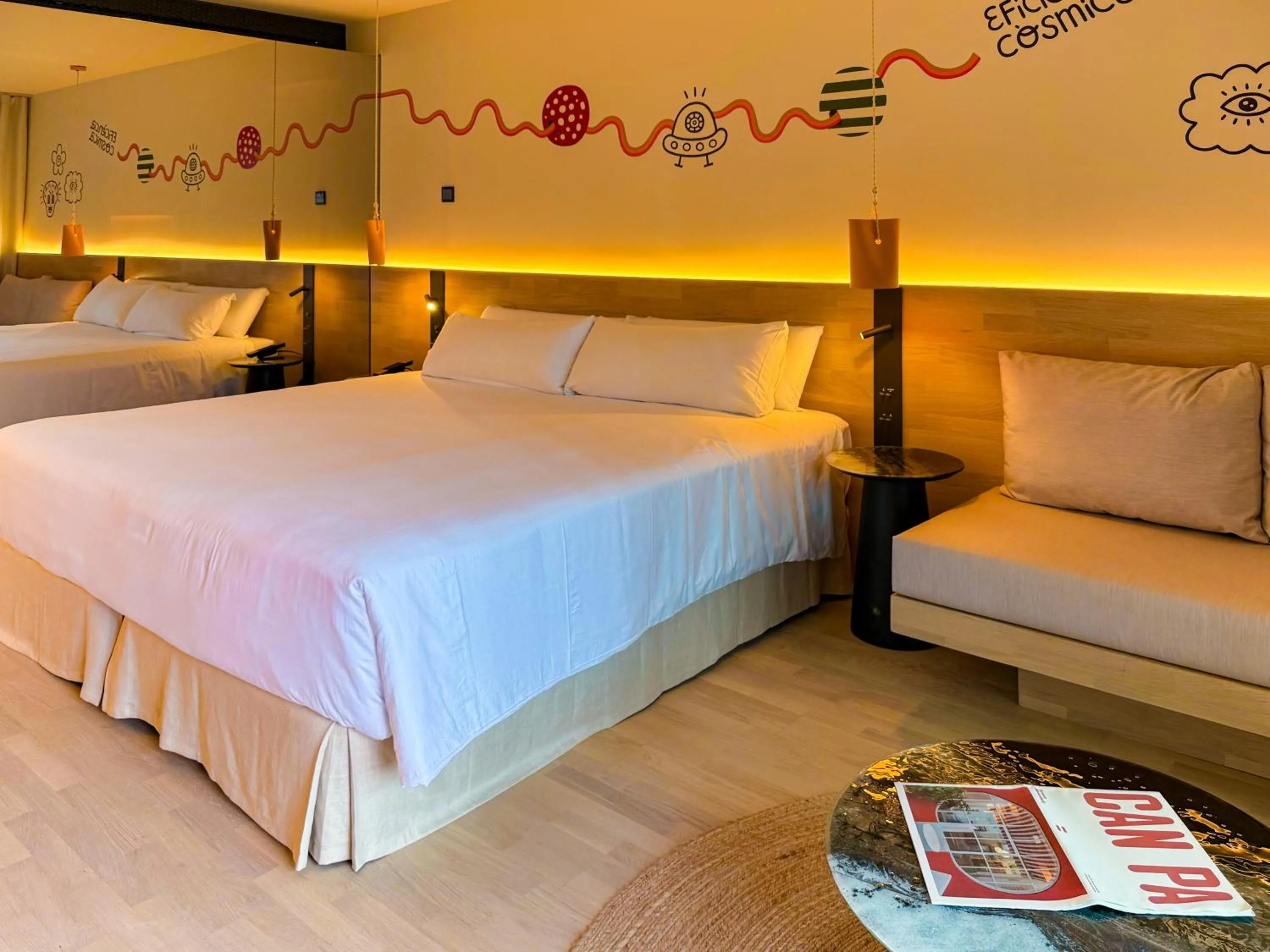 Bed in Terreno Barrio Hotel