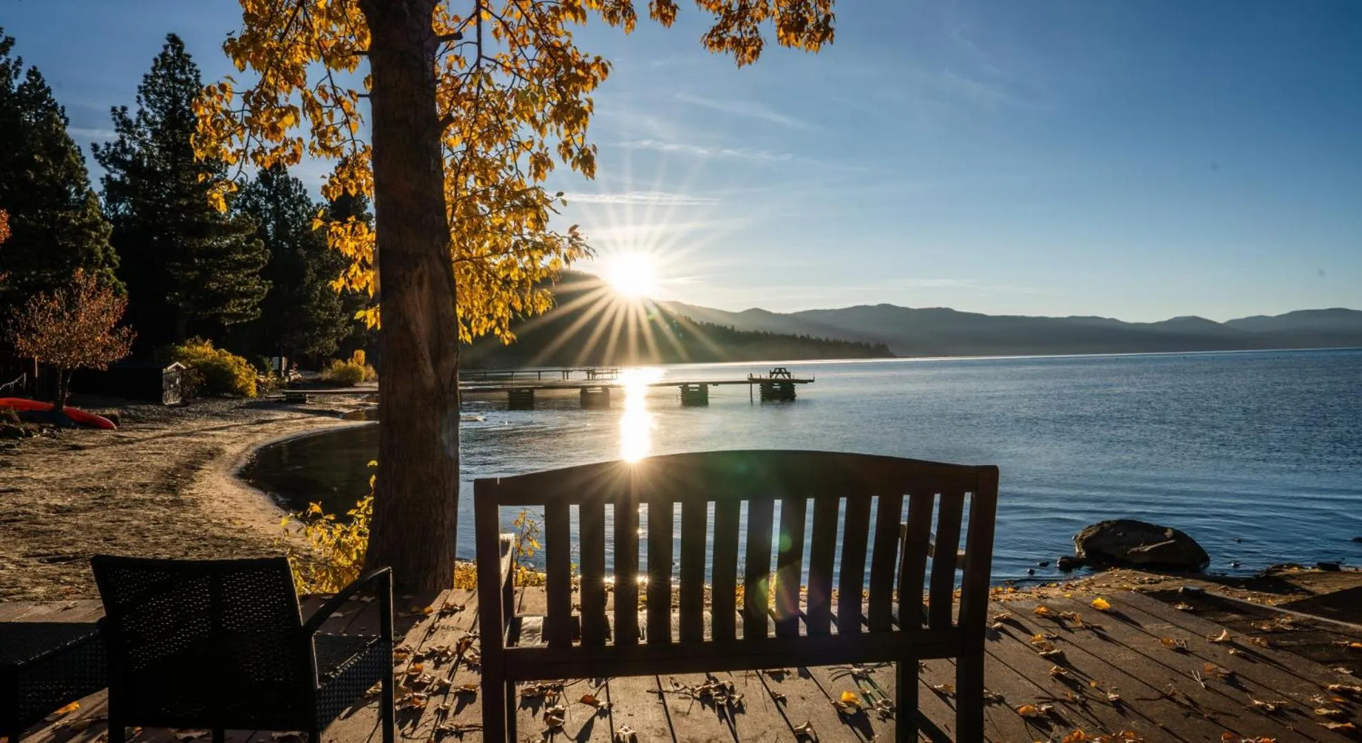 Lake view in Tahoe Edgelake Beach Club