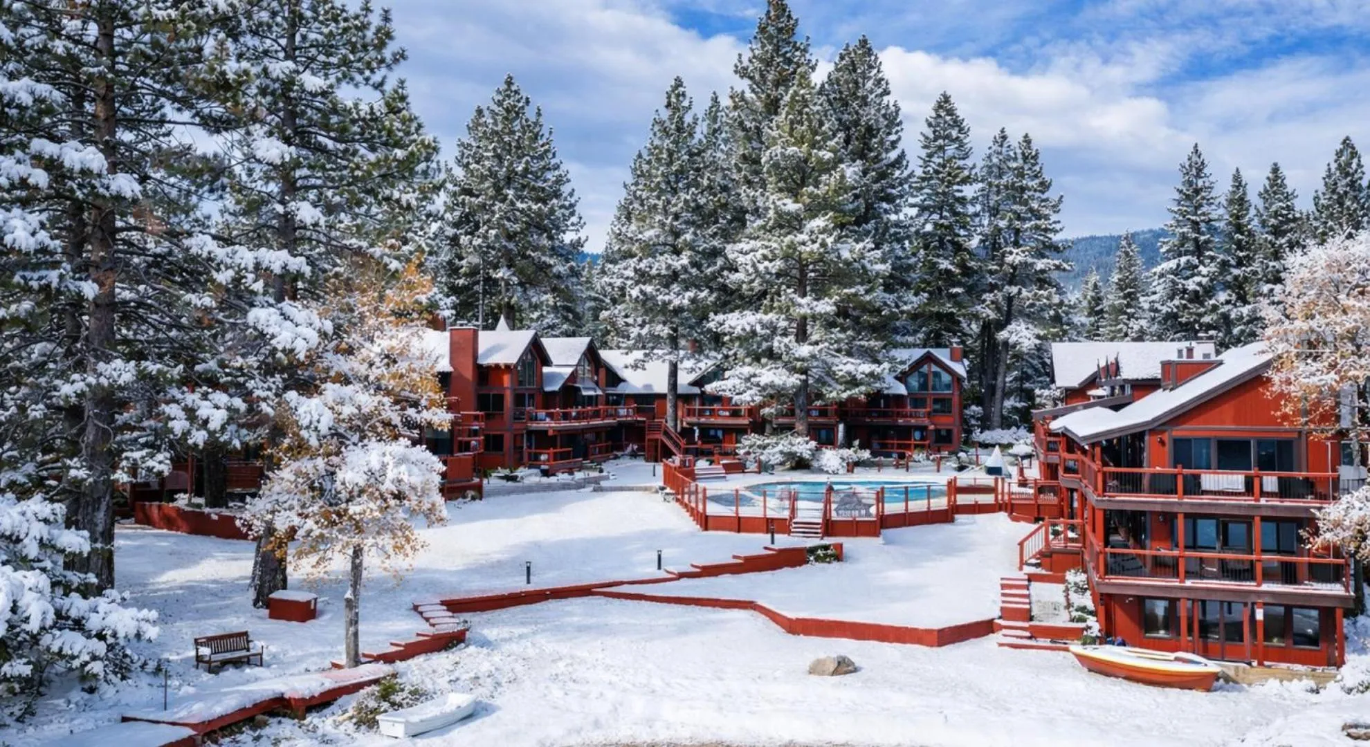 Natural landscape in Tahoe Edgelake Beach Club by Coolvacay