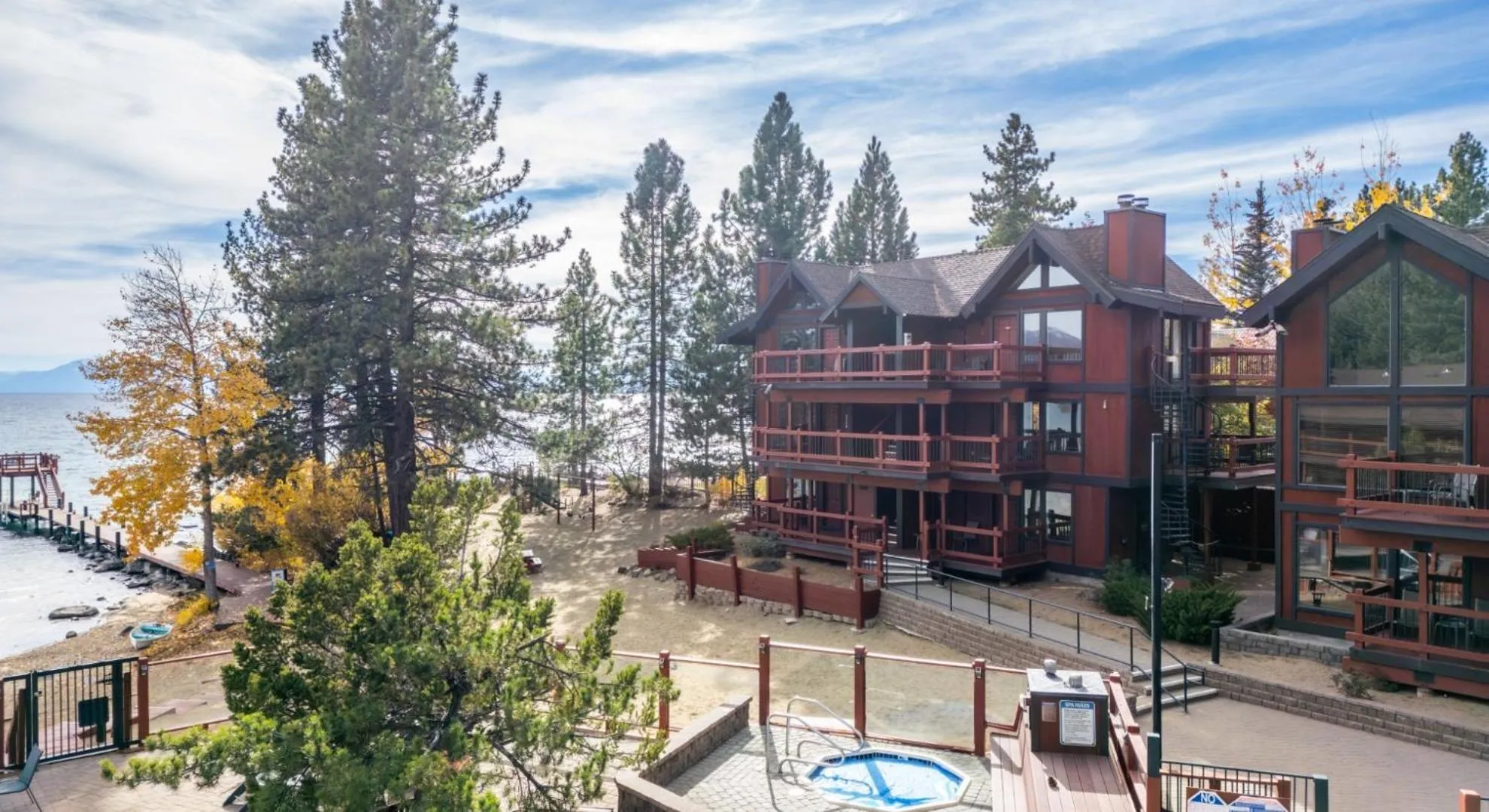 Property building in Tahoe Edgelake Beach Club