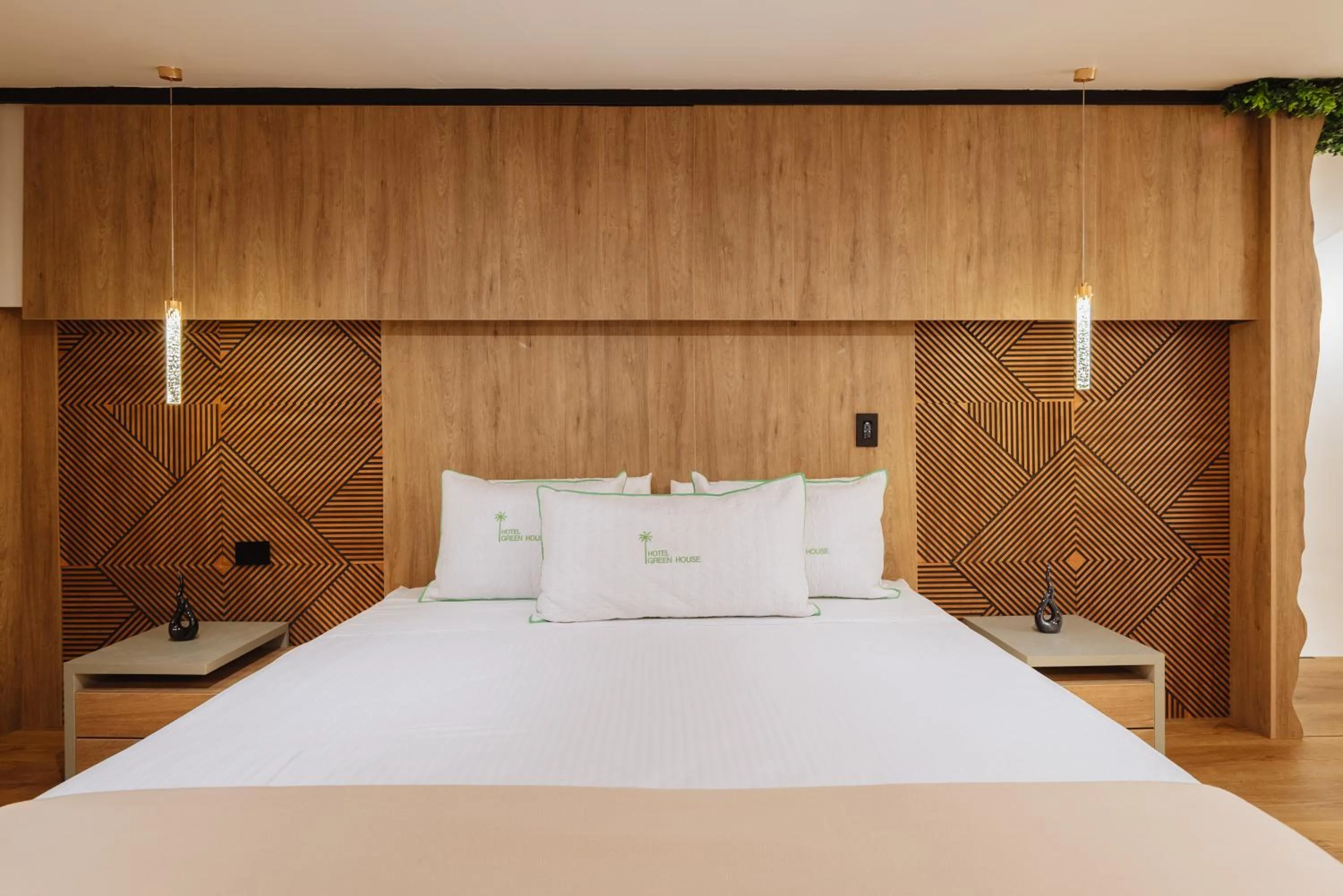 Bed in Green House Hotel