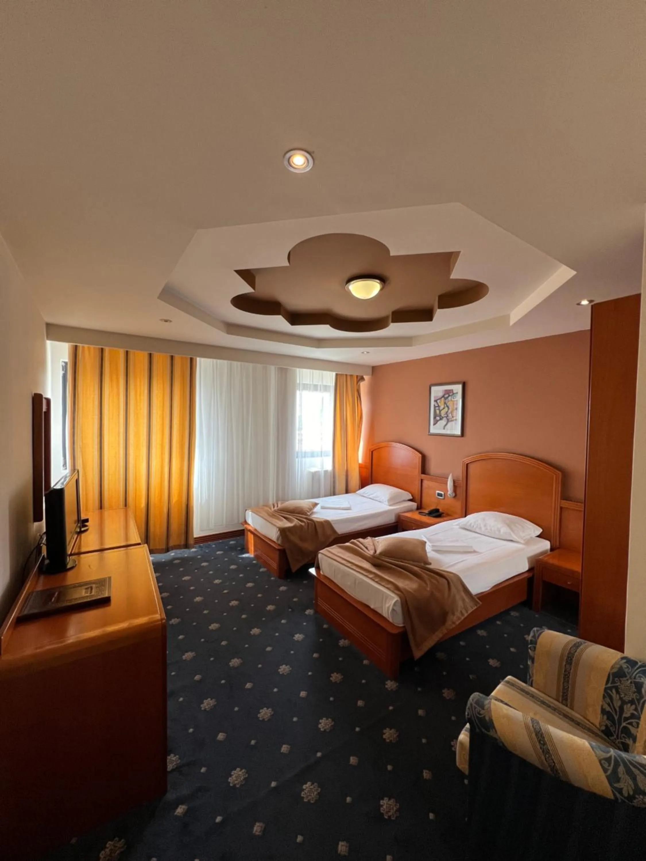 Bed in Hotel Princi i Arberit