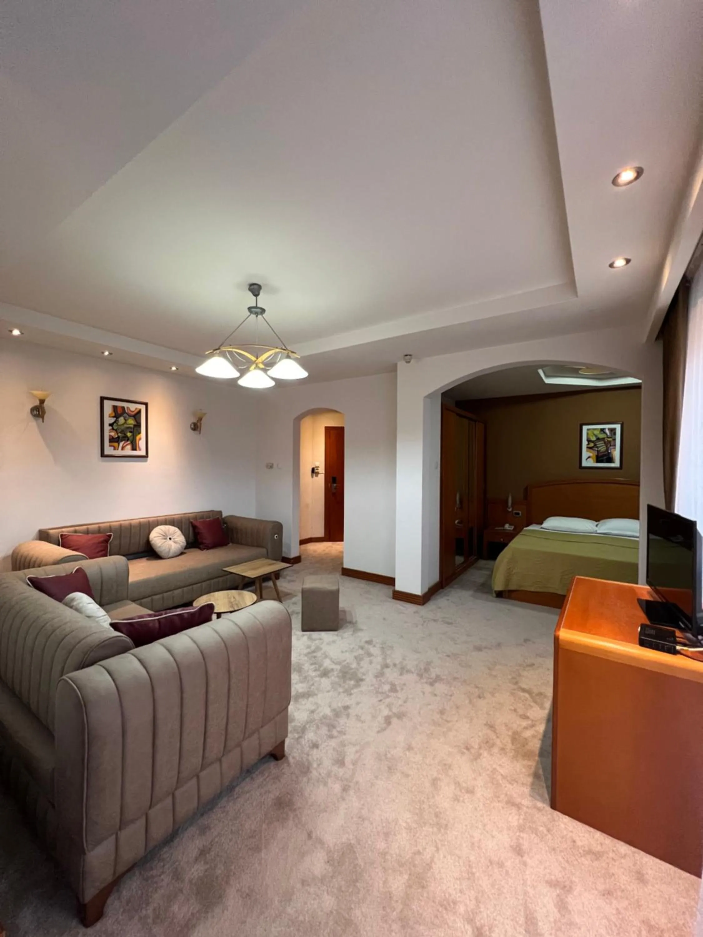 Bed in Hotel Princi i Arberit