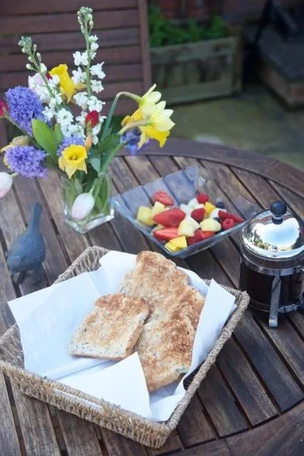Continental breakfast in Hedingham Old Pottery