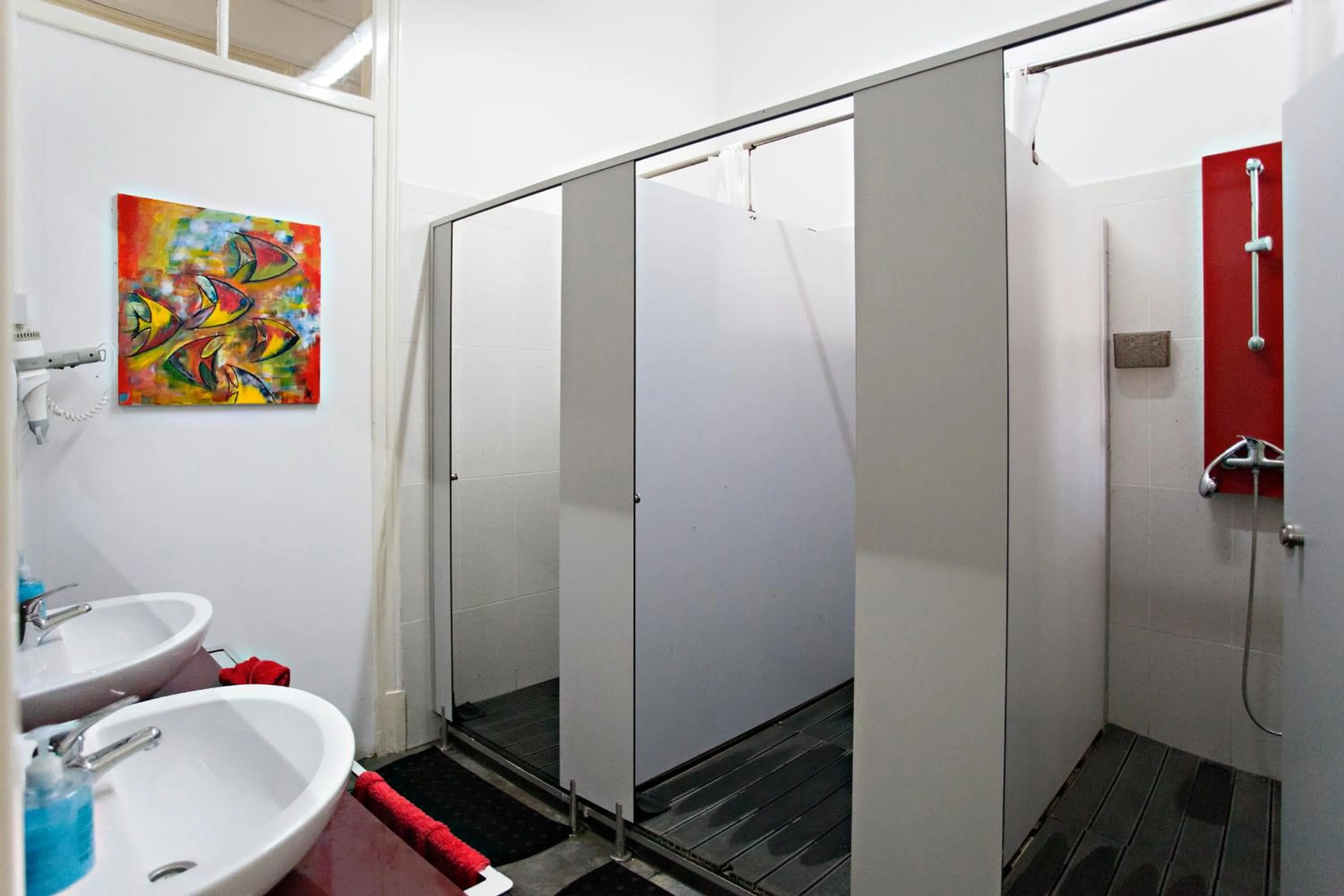 Shower in Baixa Terrace Hostel