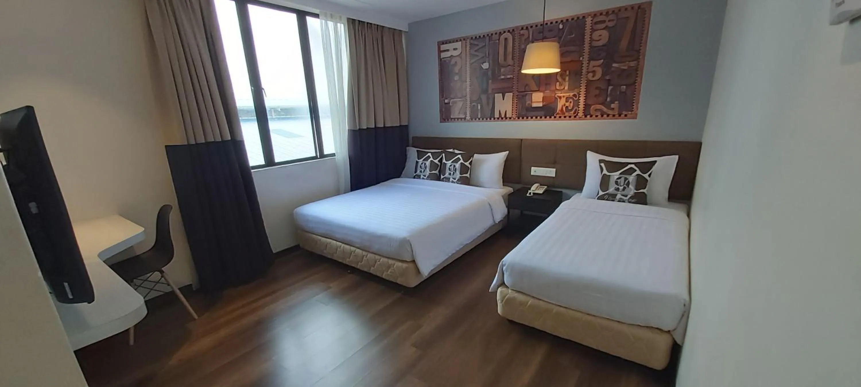 Bedroom, Bed in 9 Square Hotel - Subang