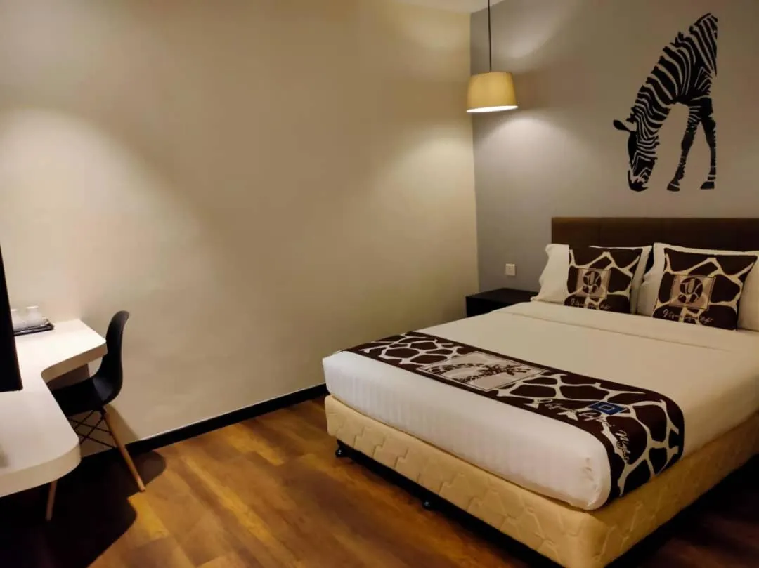 Bedroom, Bed in 9 Square Hotel - Subang