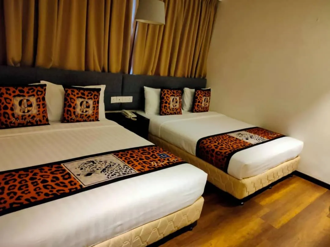 Bedroom, Bed in 9 Square Hotel - Subang