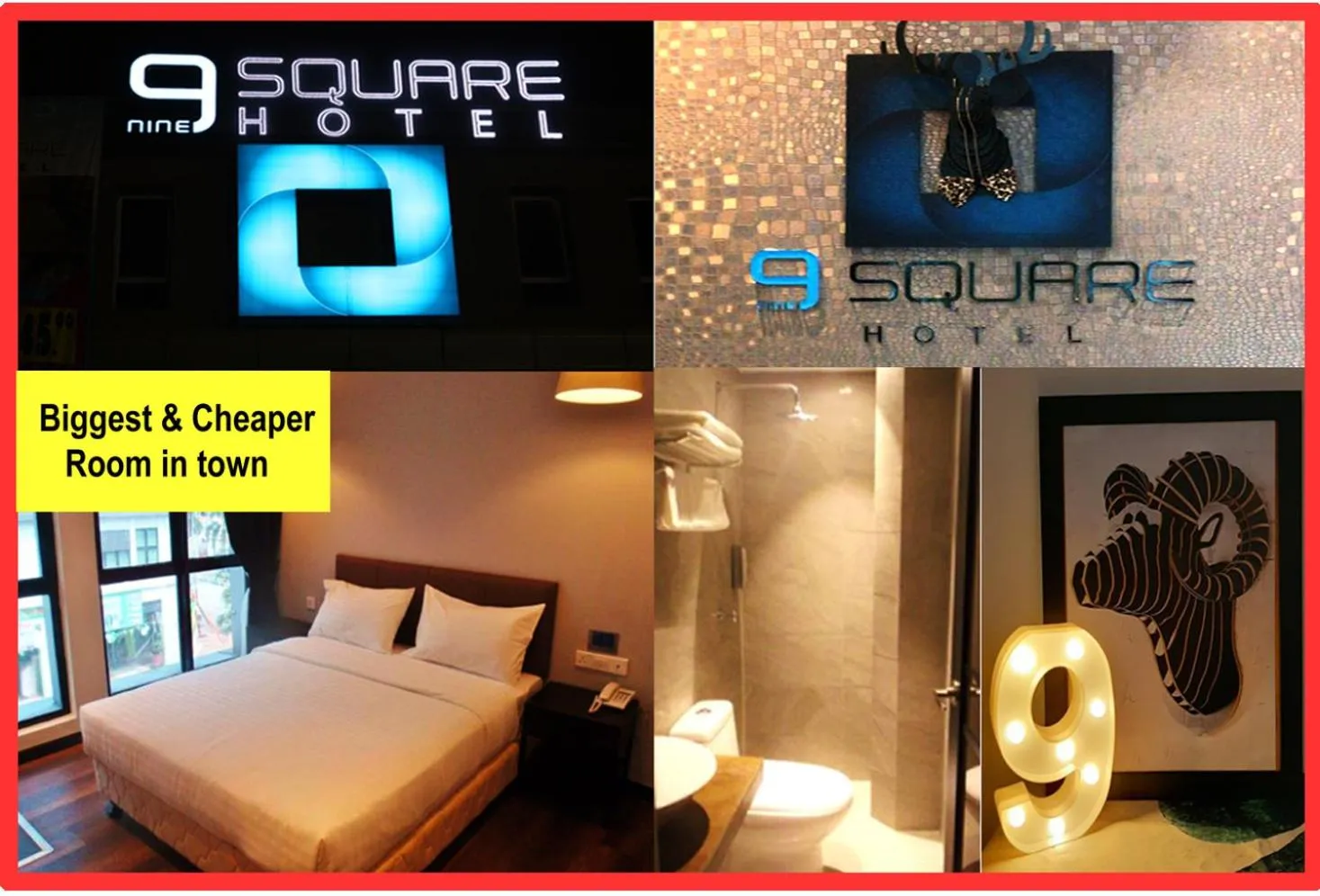 Property building, Bed in 9 Square Hotel - Subang