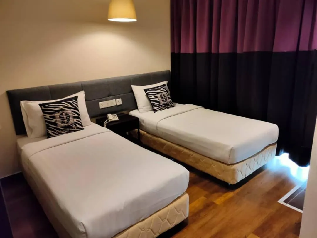 Bedroom, Bed in 9 Square Hotel - Subang
